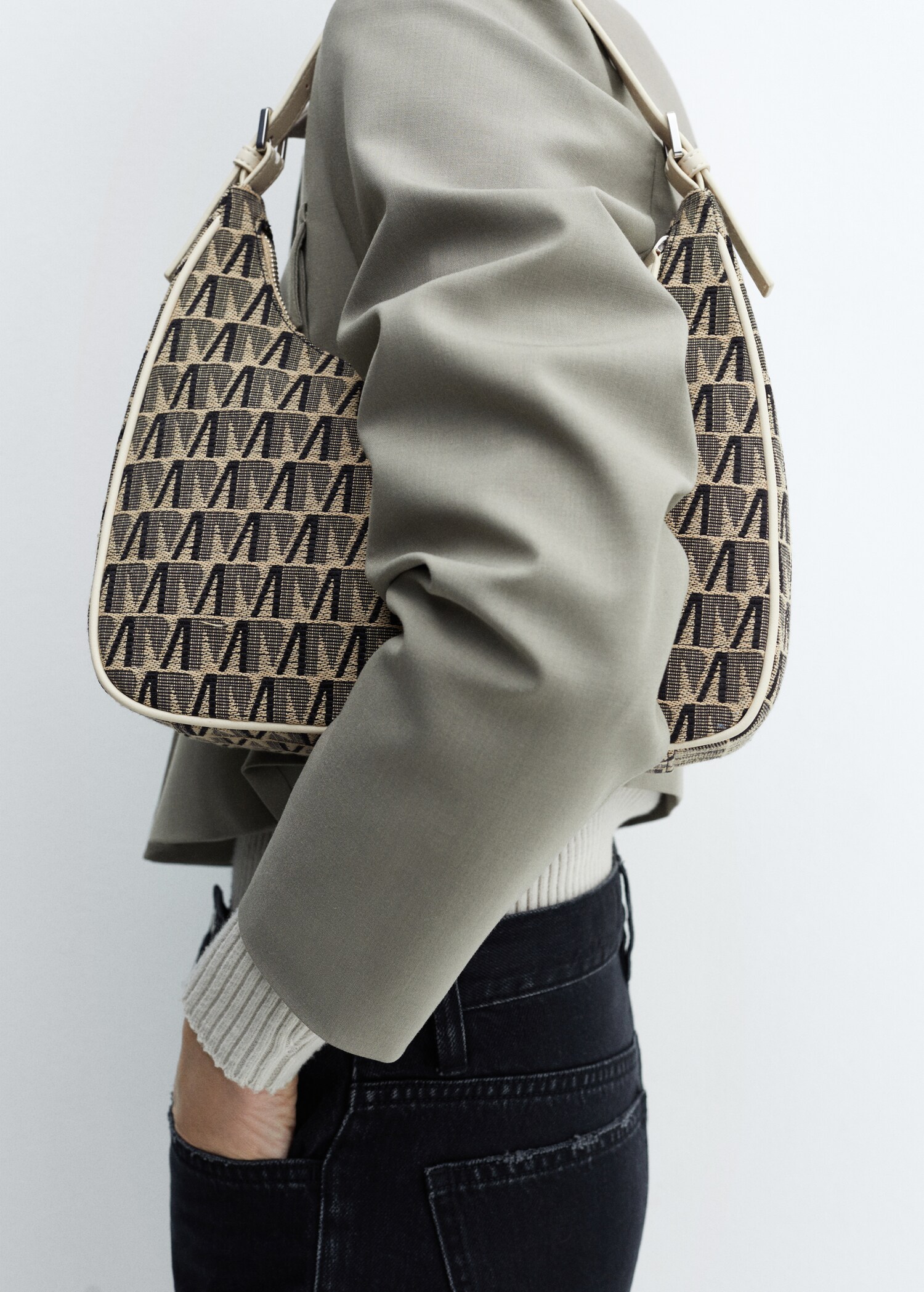 Jacquard shoulder bag - Details of the article 9