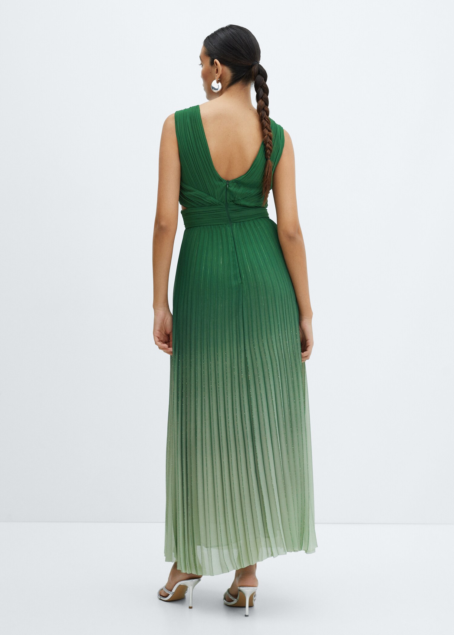 Pleated ombré dress - Reverse of the article
