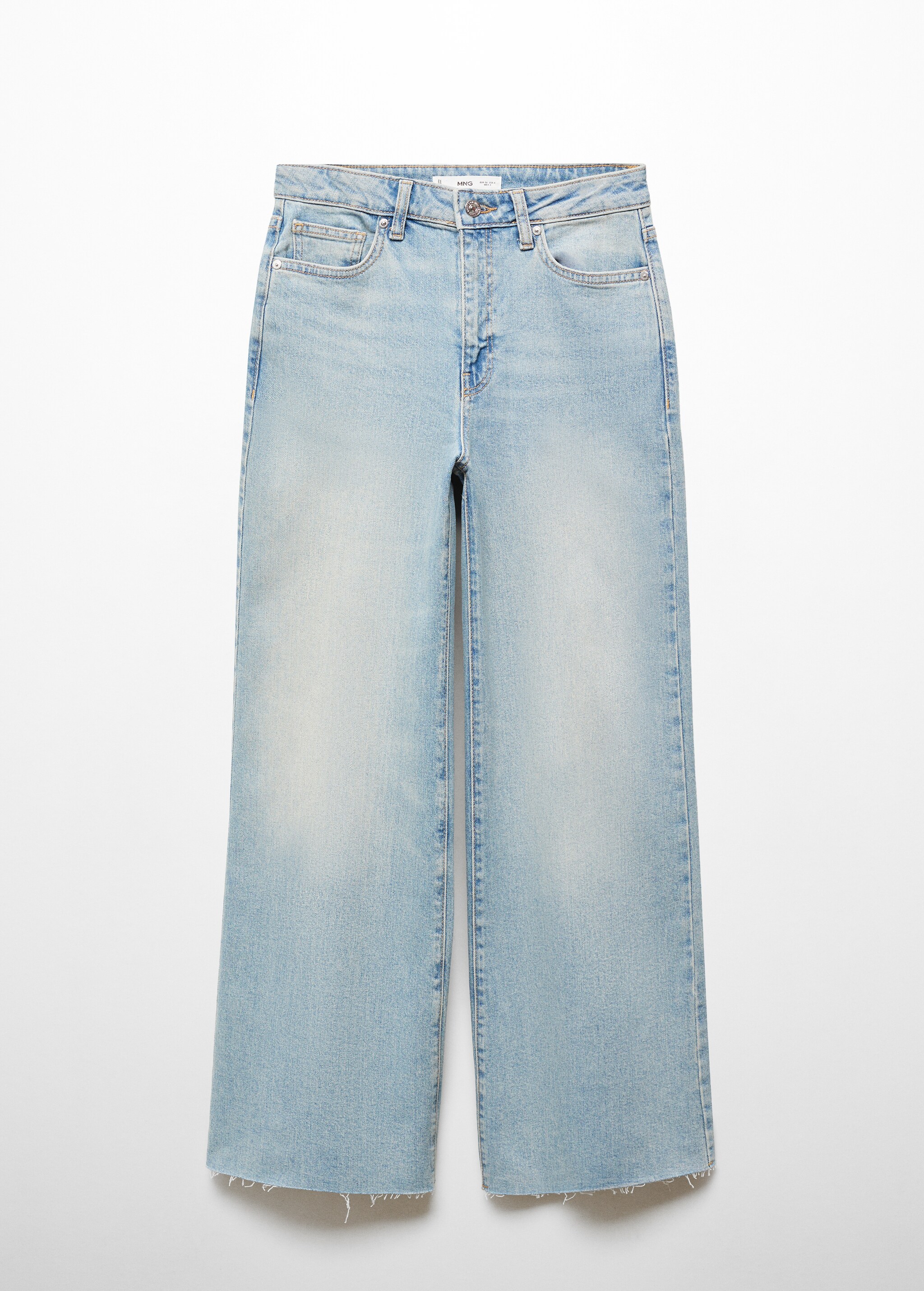 Wideleg mid-rise jeans - Article without model