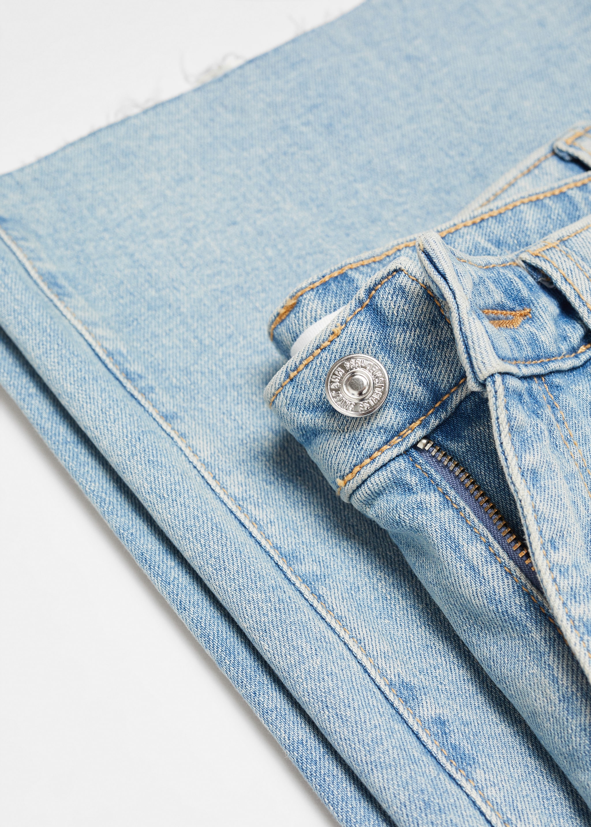 Wideleg mid-rise jeans - Details of the article 8
