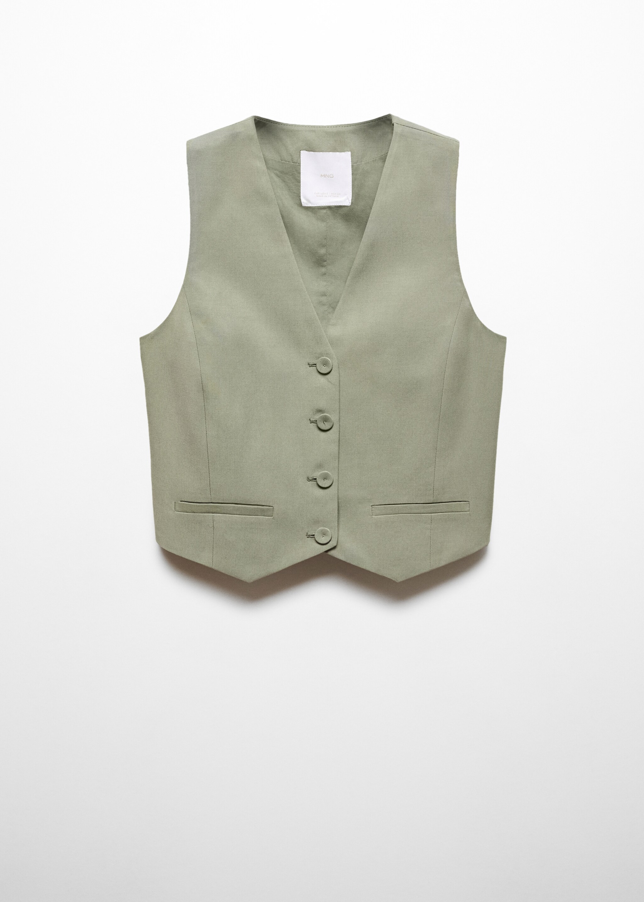 Suit waistcoat with buttons - Article without model