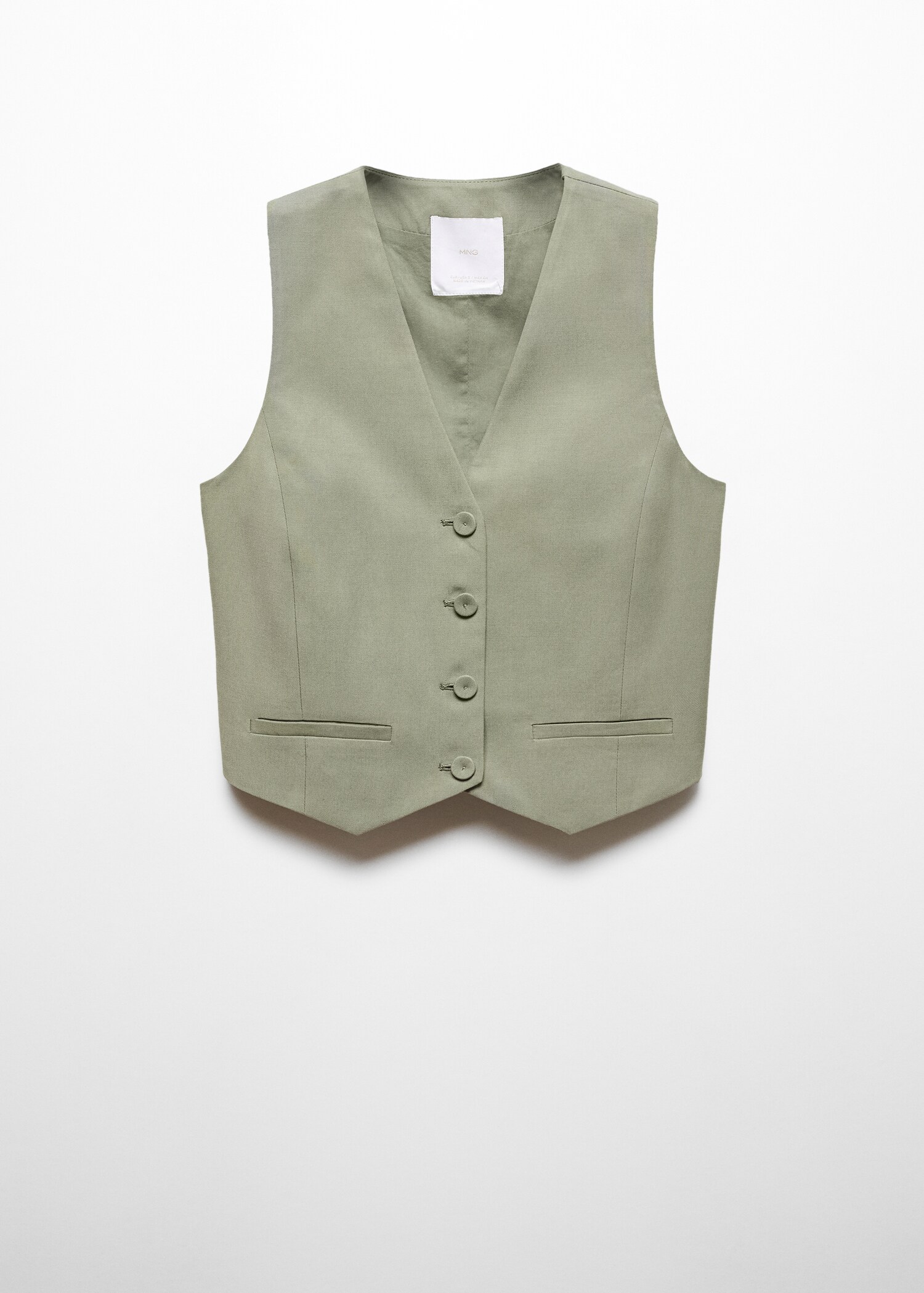 Suit waistcoat with buttons - Article without model