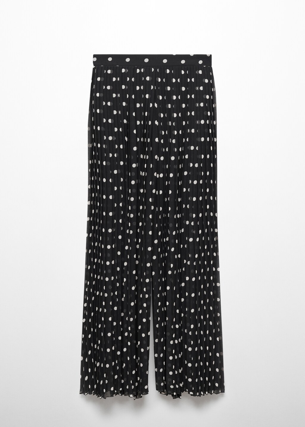 Pantalon plisse pois Femme MANGO Belgique