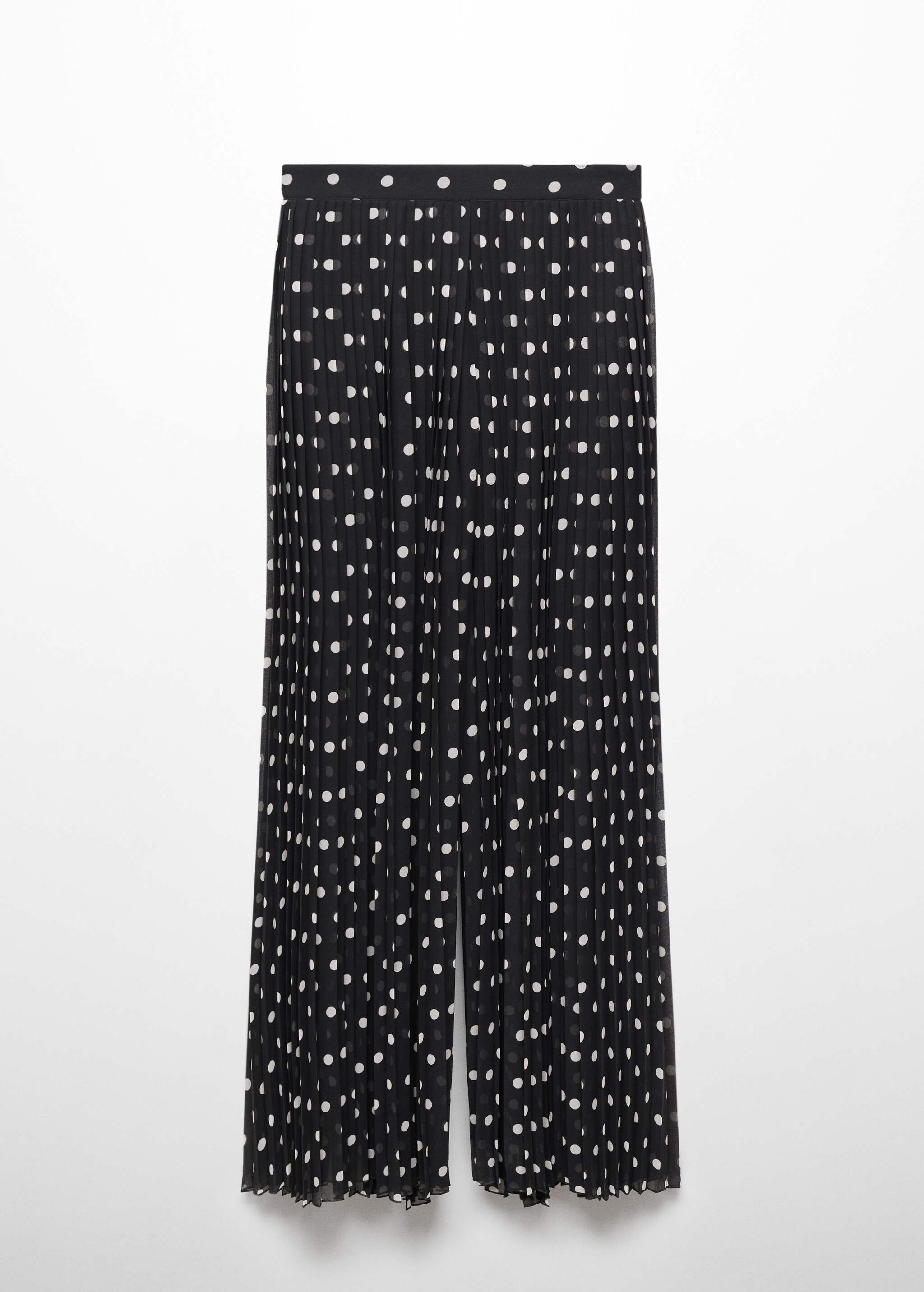 Polka dot pleated pants - Article without model