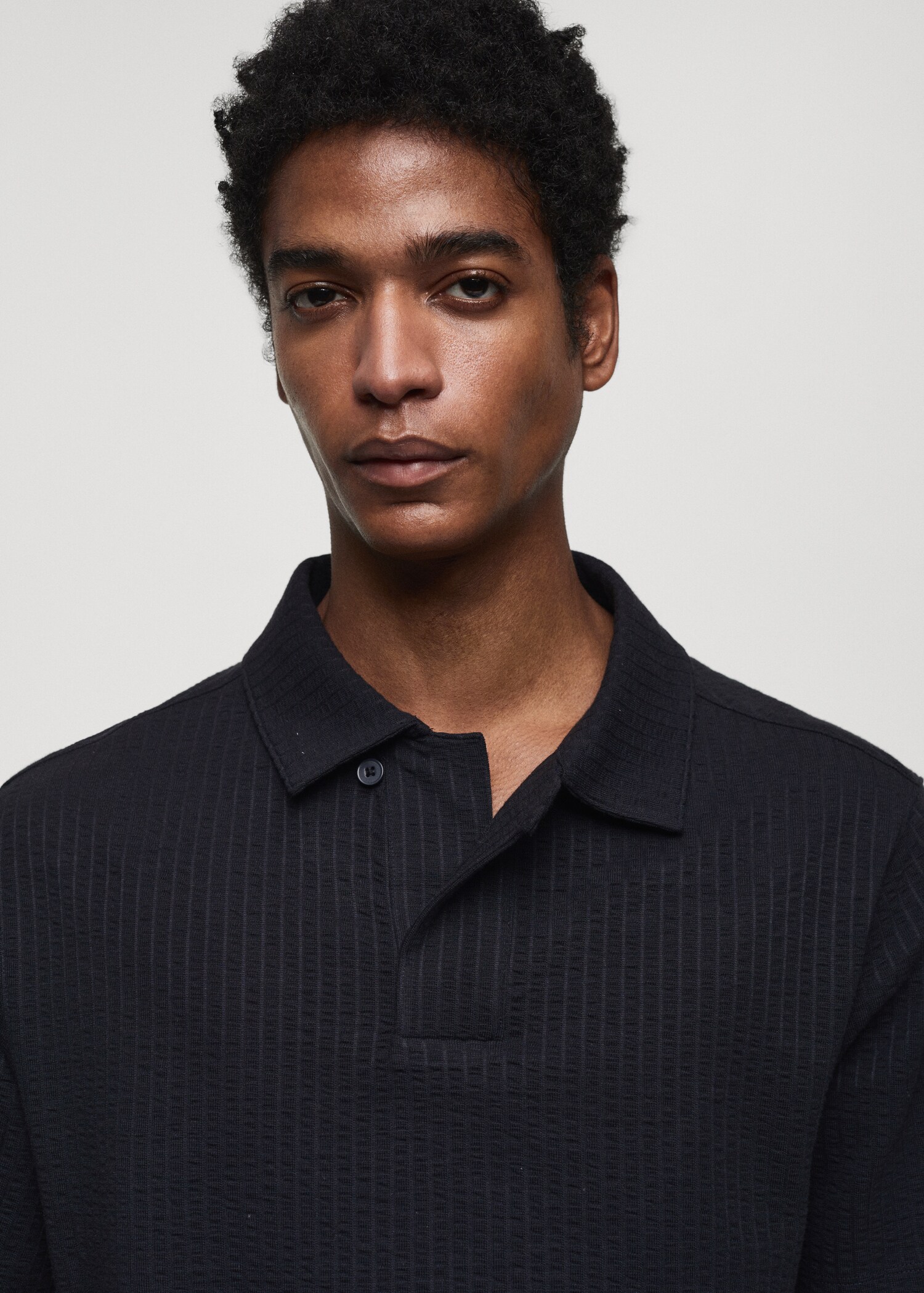 Polo coton seersucker - Détail de l'article 1