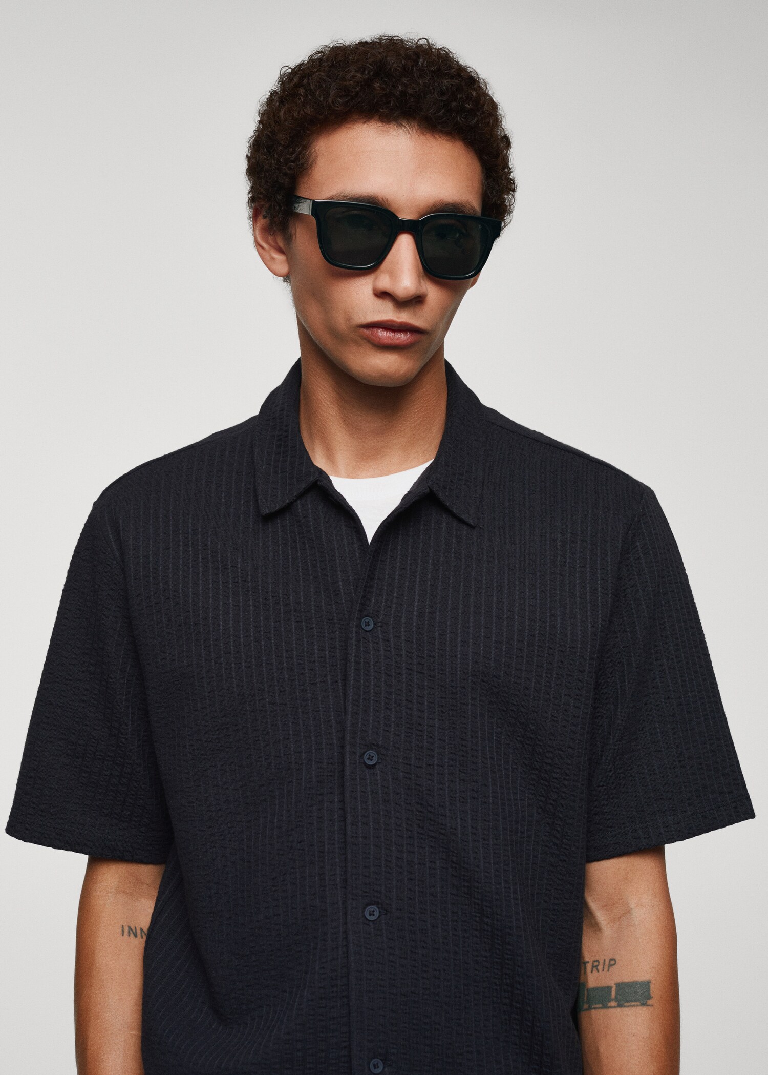 Chemise coton seersucker - Détail de l'article 1