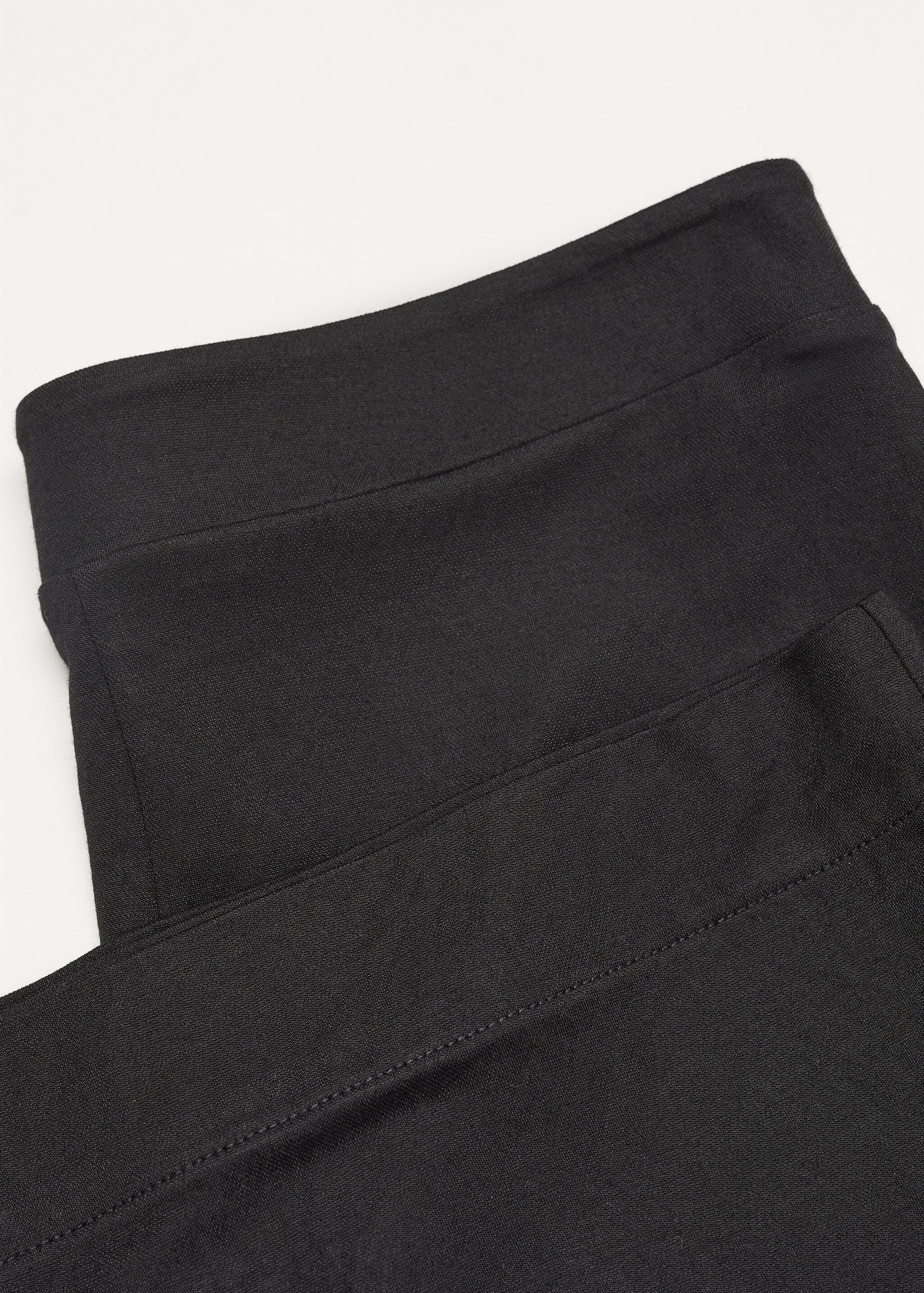 Elastic waist crop trousers - Details of the article 8