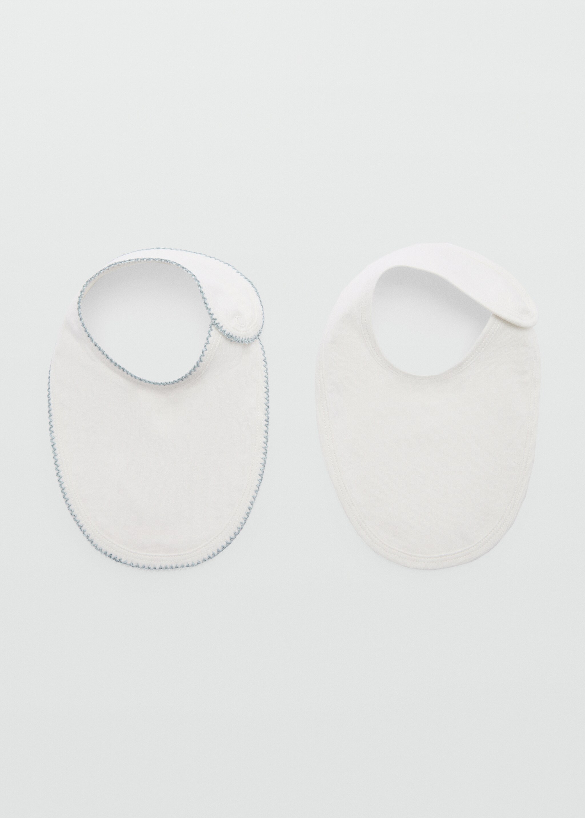 Pack of 2 cotton bibs   - Article without model