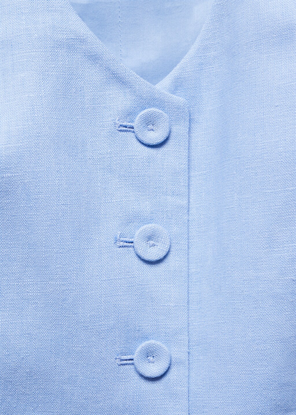 Linen suit waistcoat | MANGO China