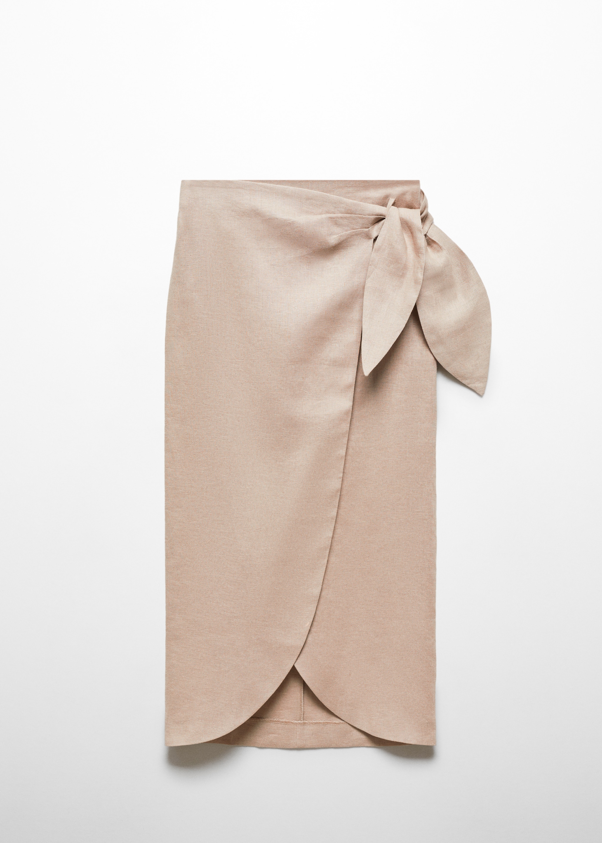 Bow linen skirt - Article without model