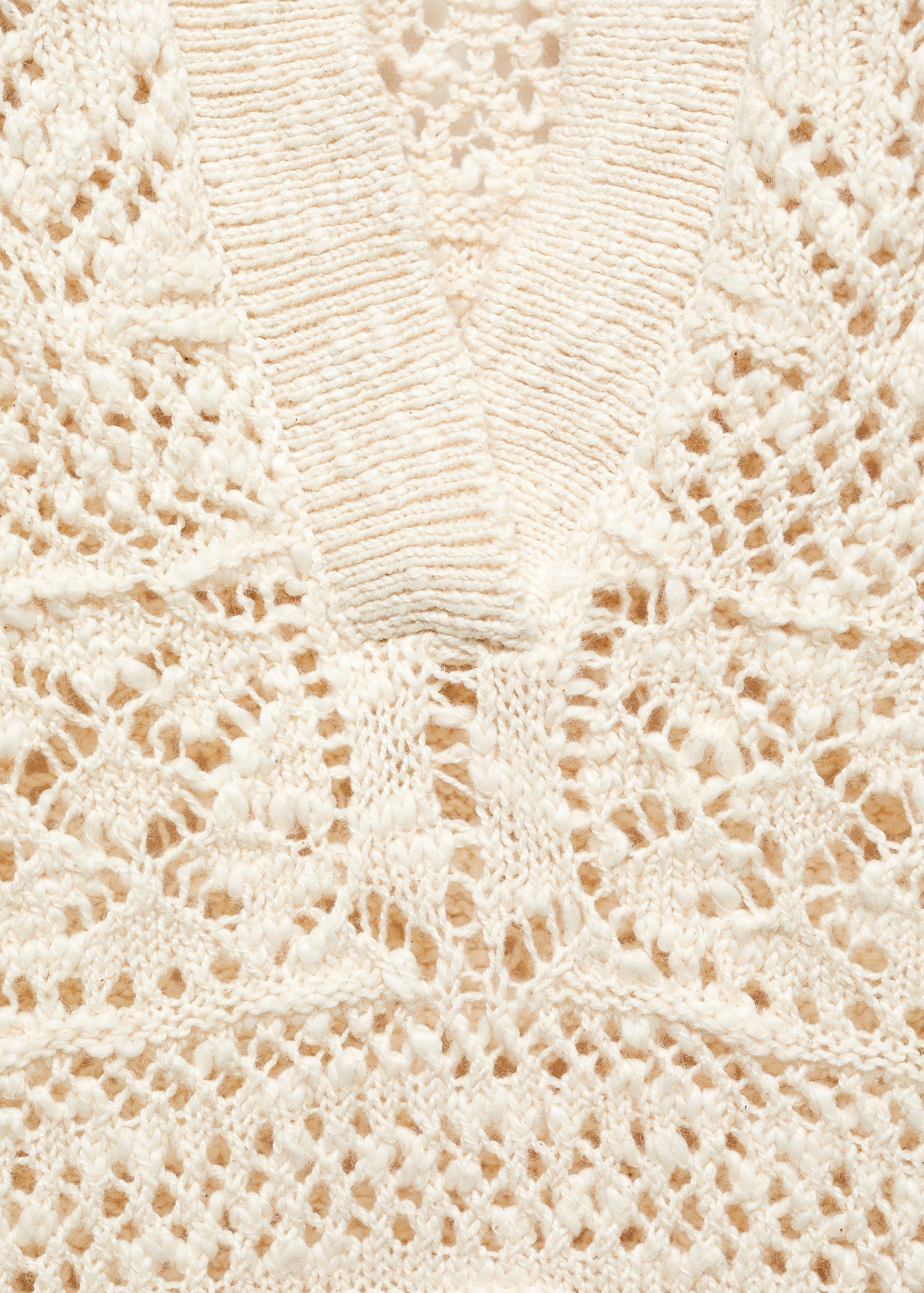 Knitted sweater with openwork details - Details of the article 8
