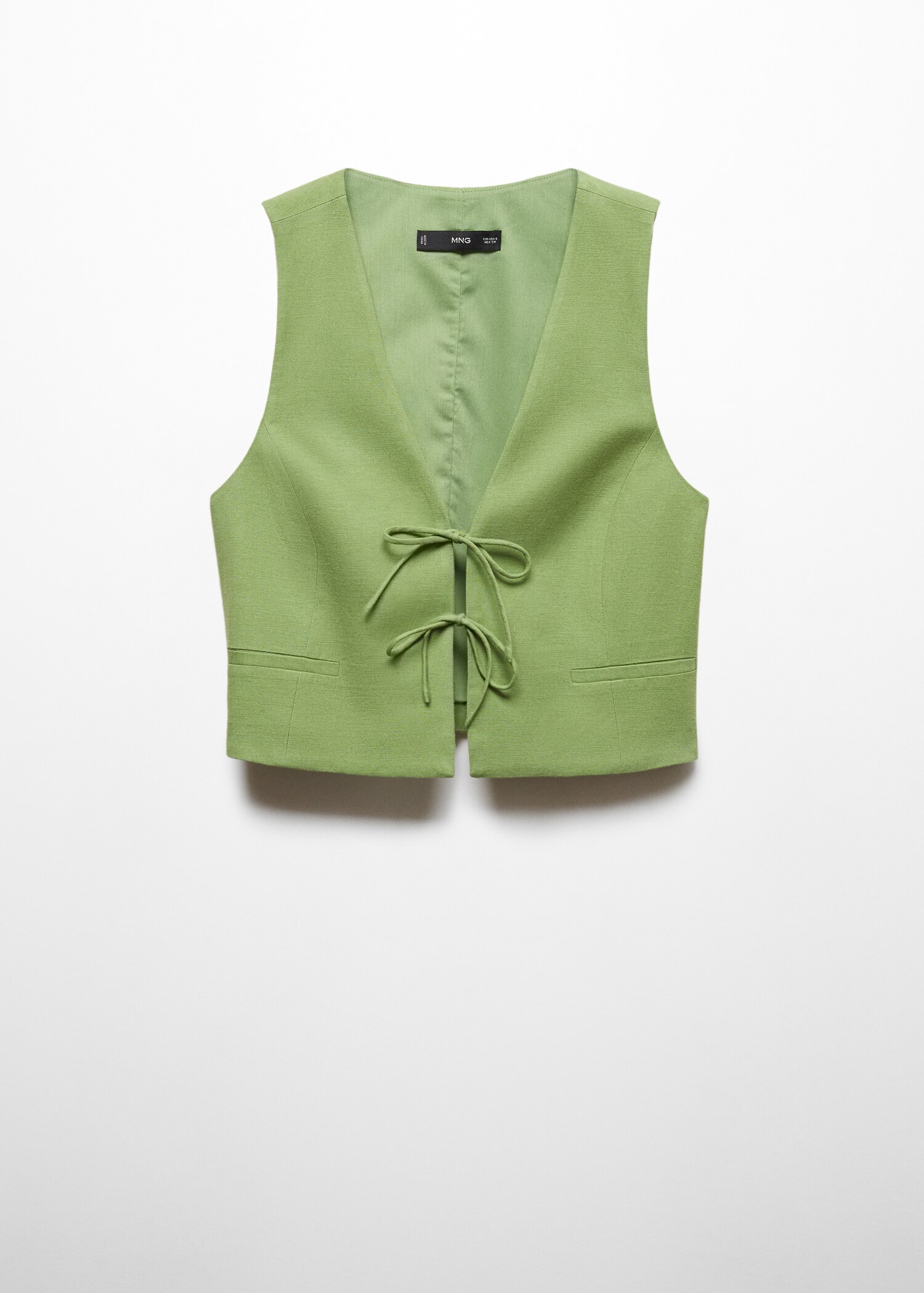 Gilet with tie closure - Article without model