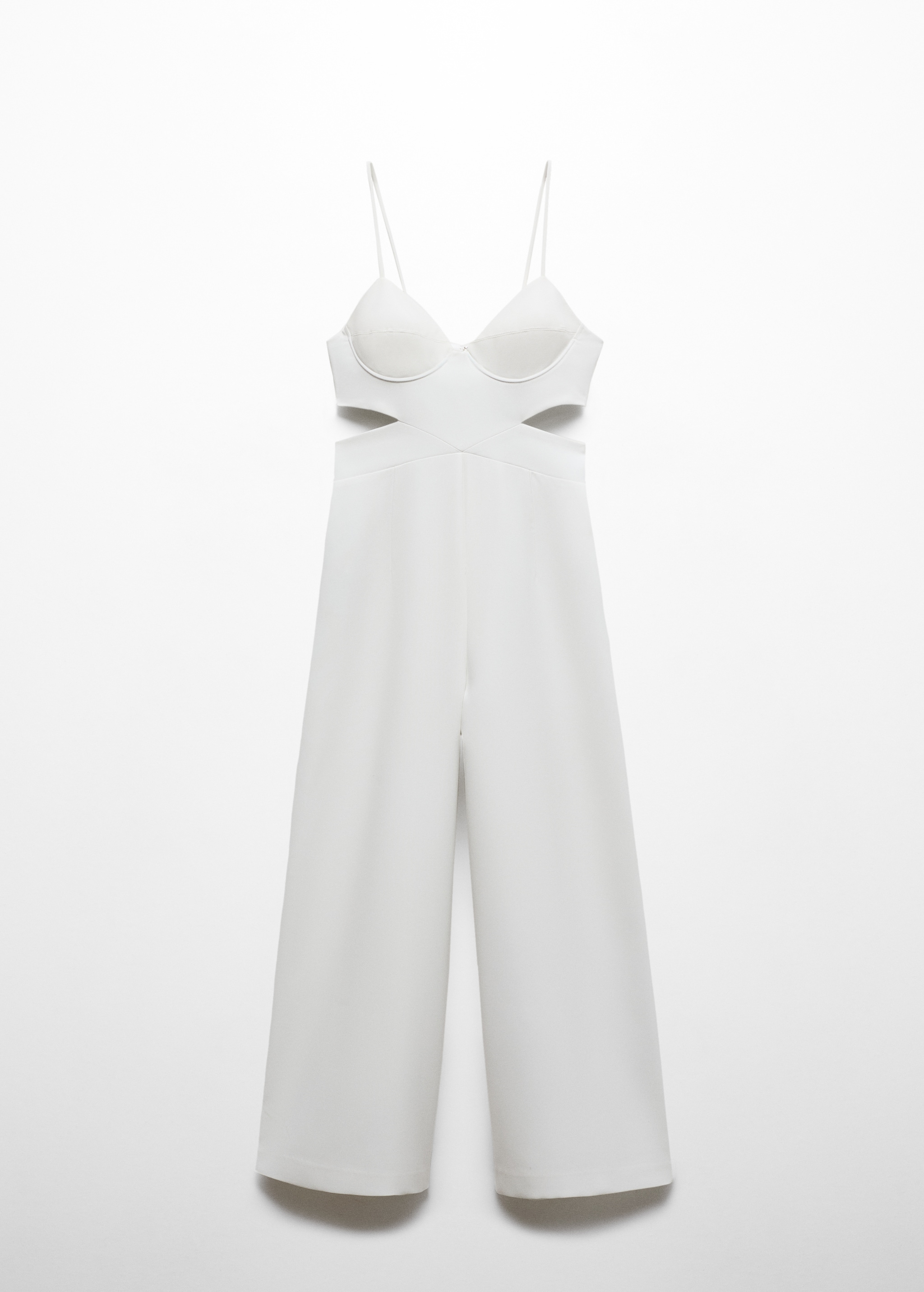 Jumpsuit with straps and side slits - Article without model