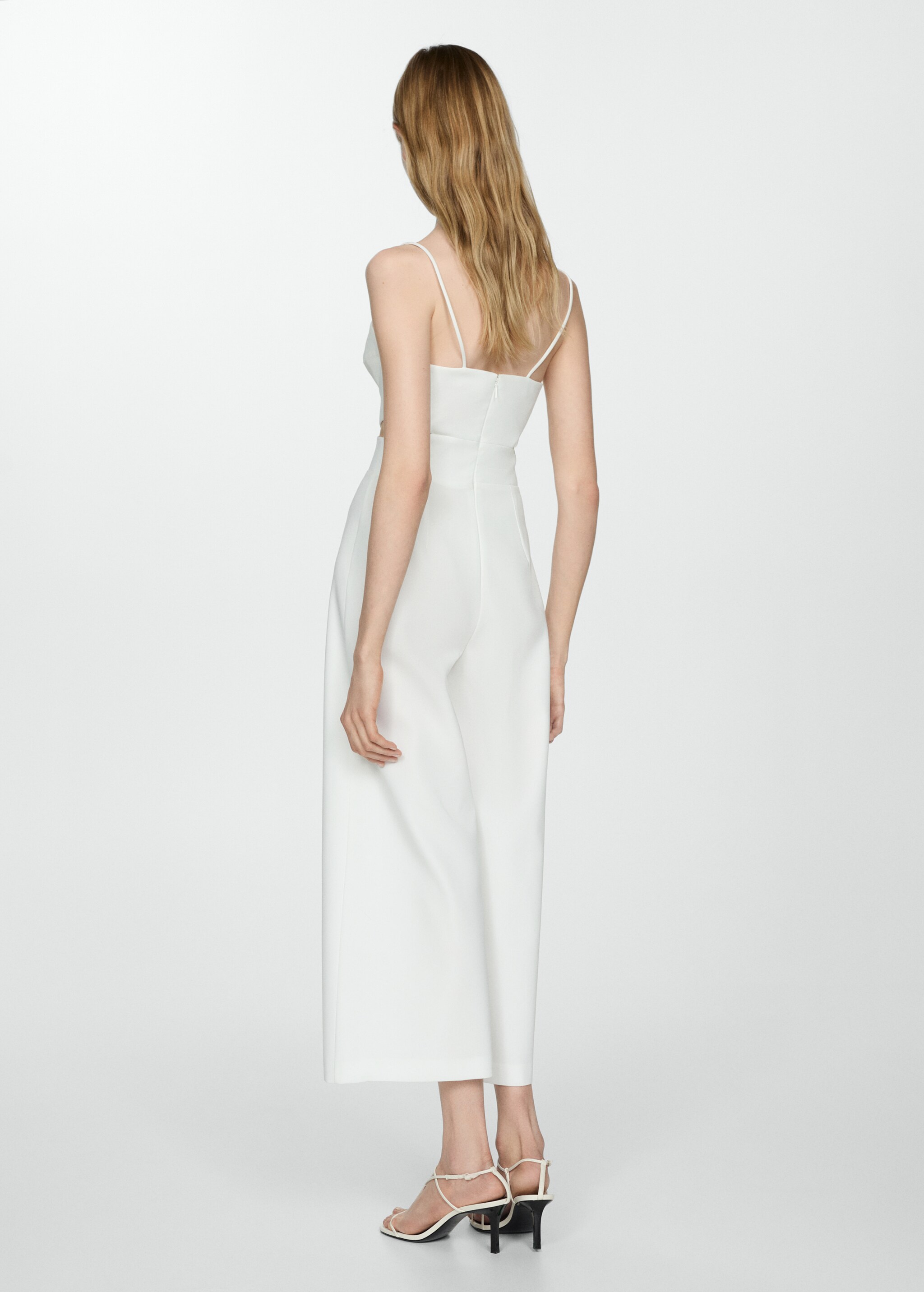 Jumpsuit with straps and side slits - Details of the article 1