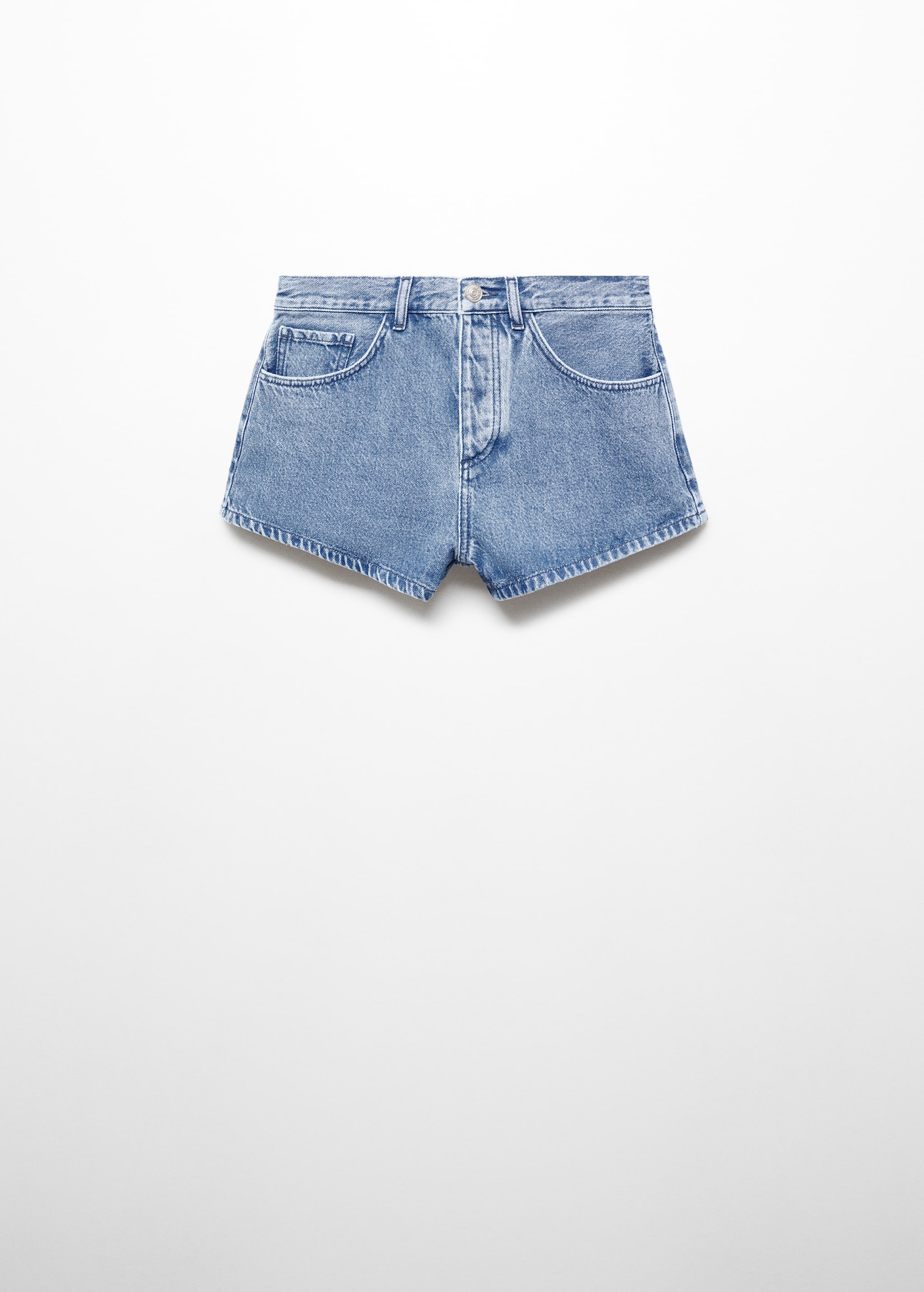 Jeans-Shorts mit mittlerem Bund - Artikel ohne Model