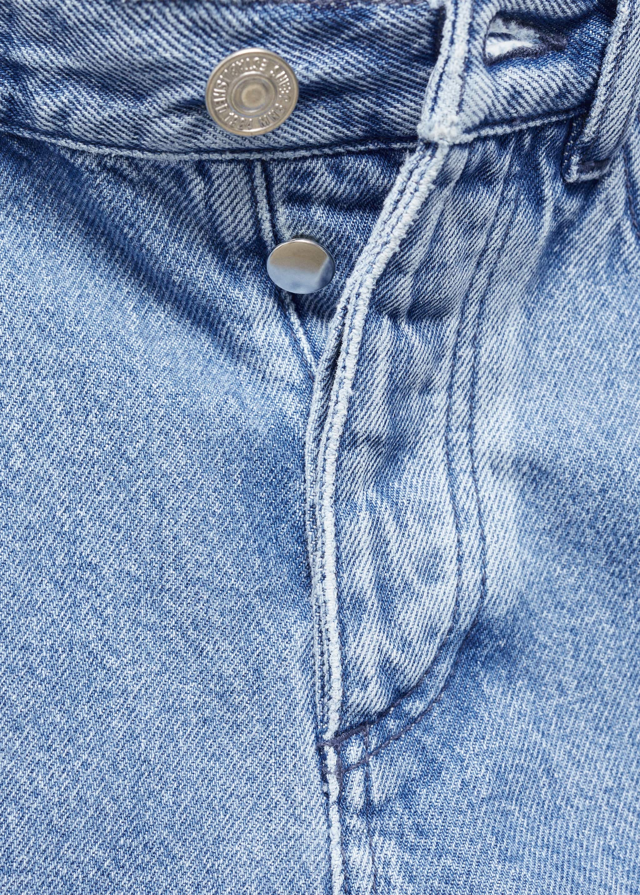 Mid-rise denim shorts - Details of the article 8