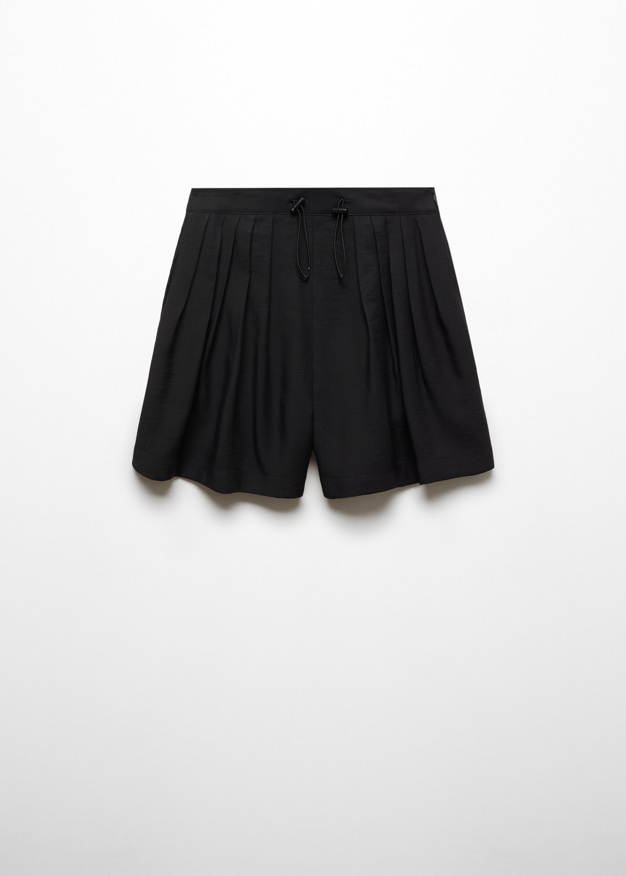 Geplooide shorts met verstelbare tailleband - Artikel zonder model