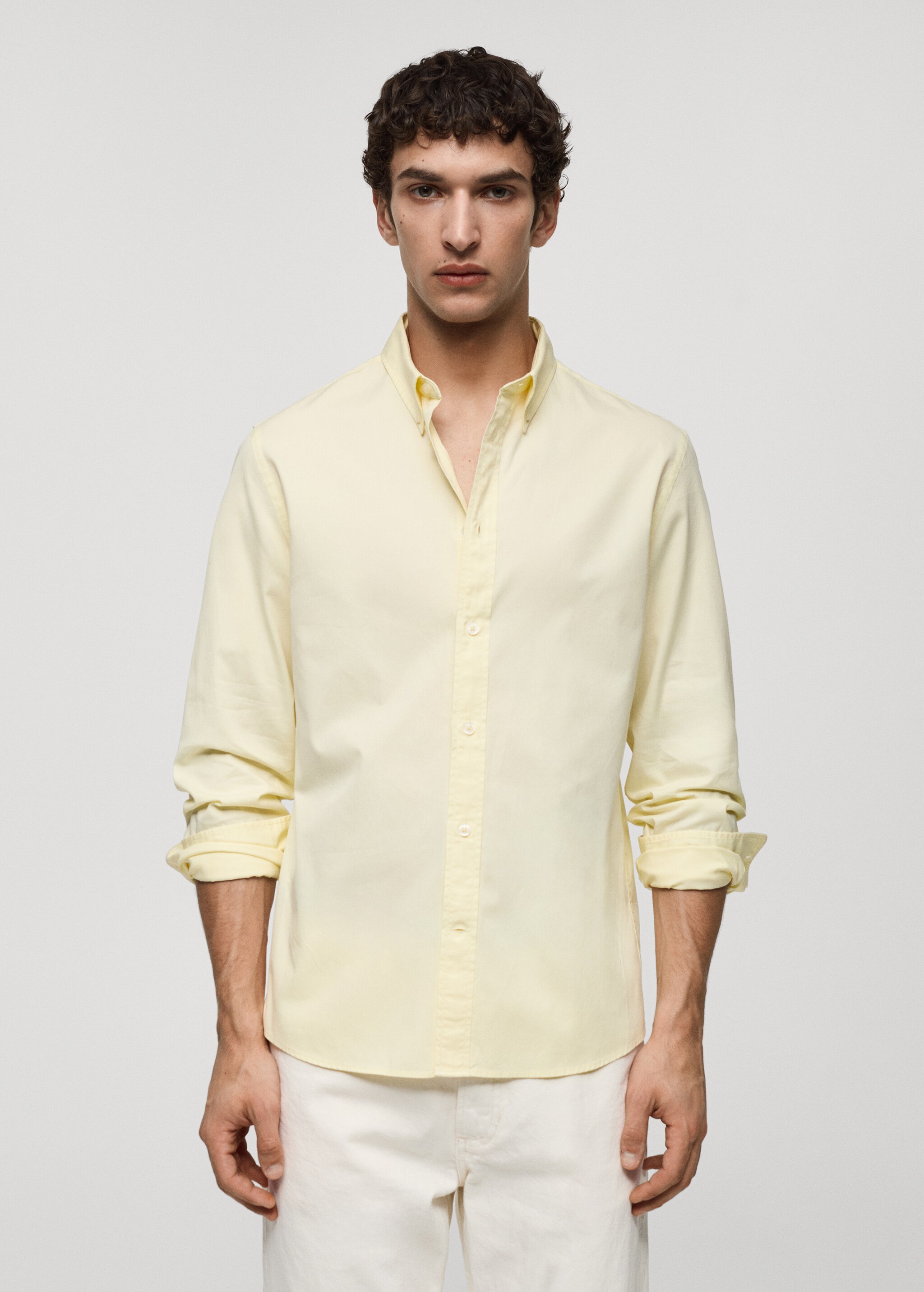 100% cotton regular-fit shirt - Medium plane