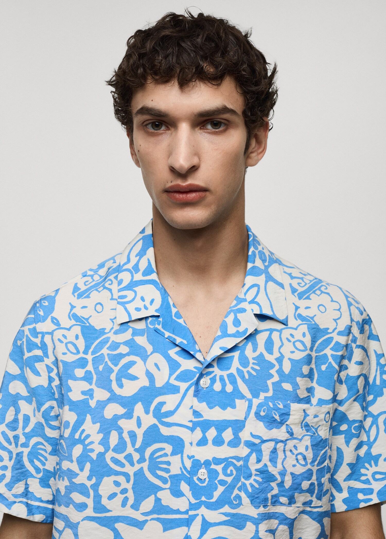 Chemise regular-fit fluide imprimée - Détail de l'article 1