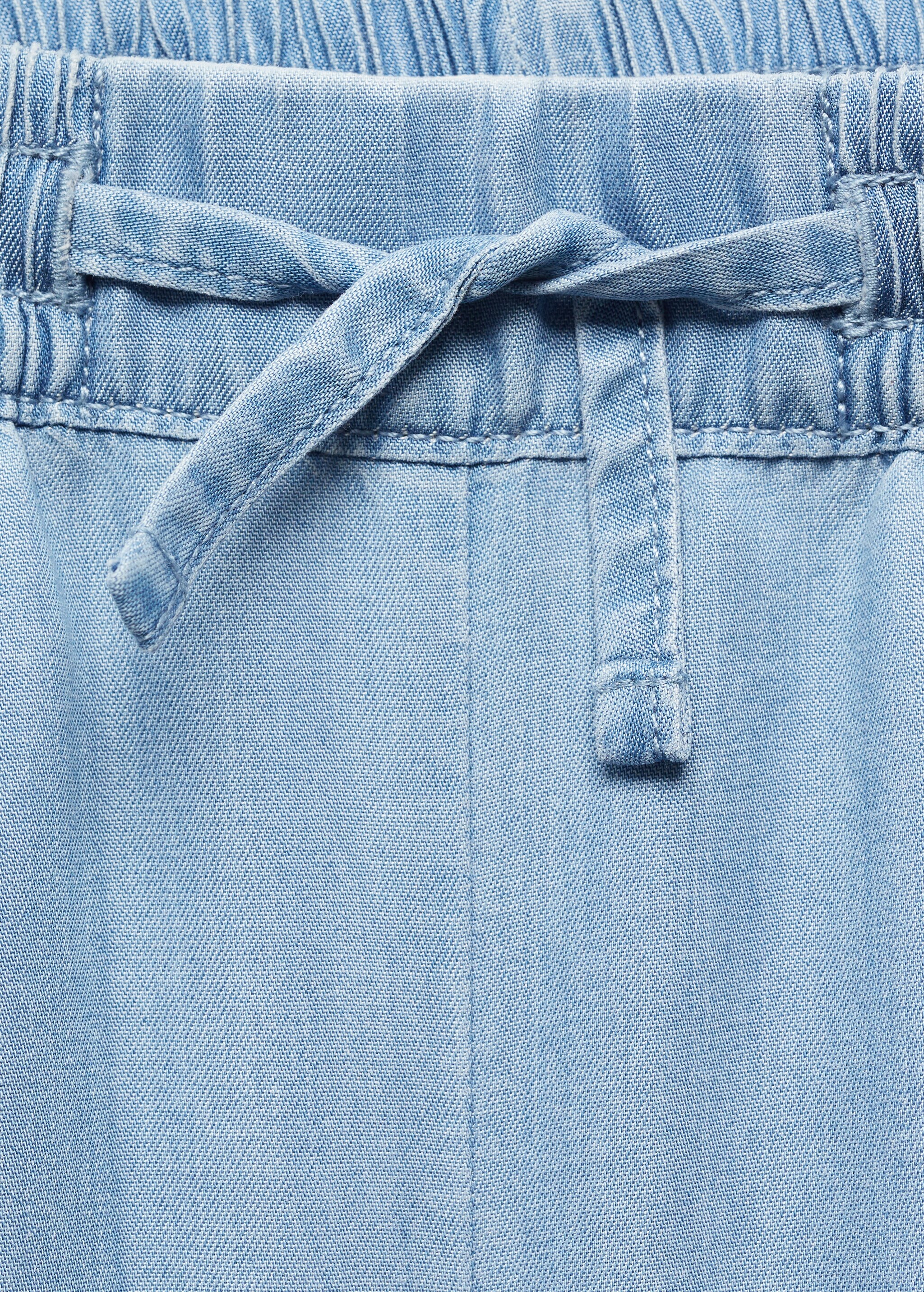 Pantalón lyocell cintura elástica - Detalle del artículo 8