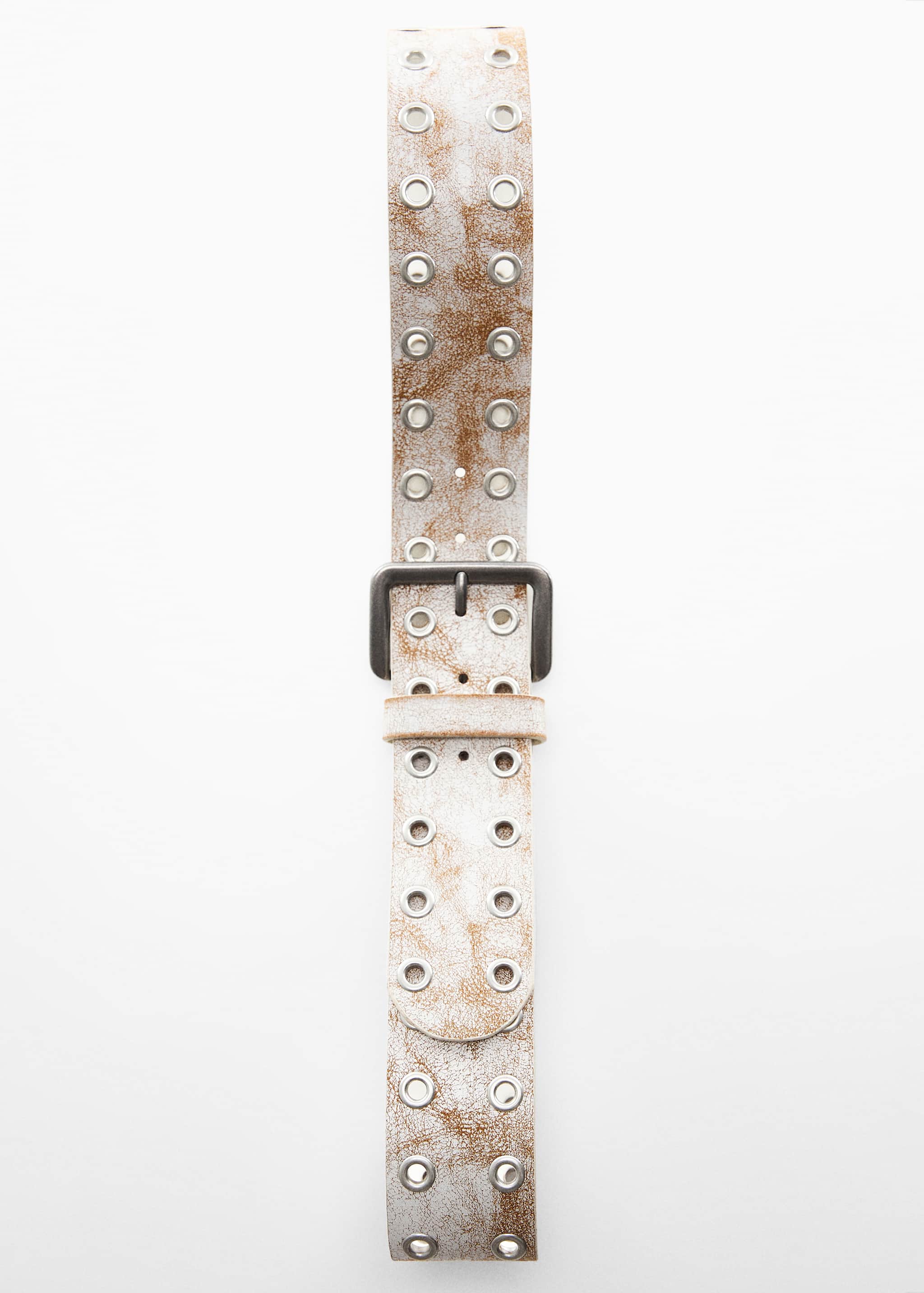 Die-cut belt with a worn effect - Details of the article 5
