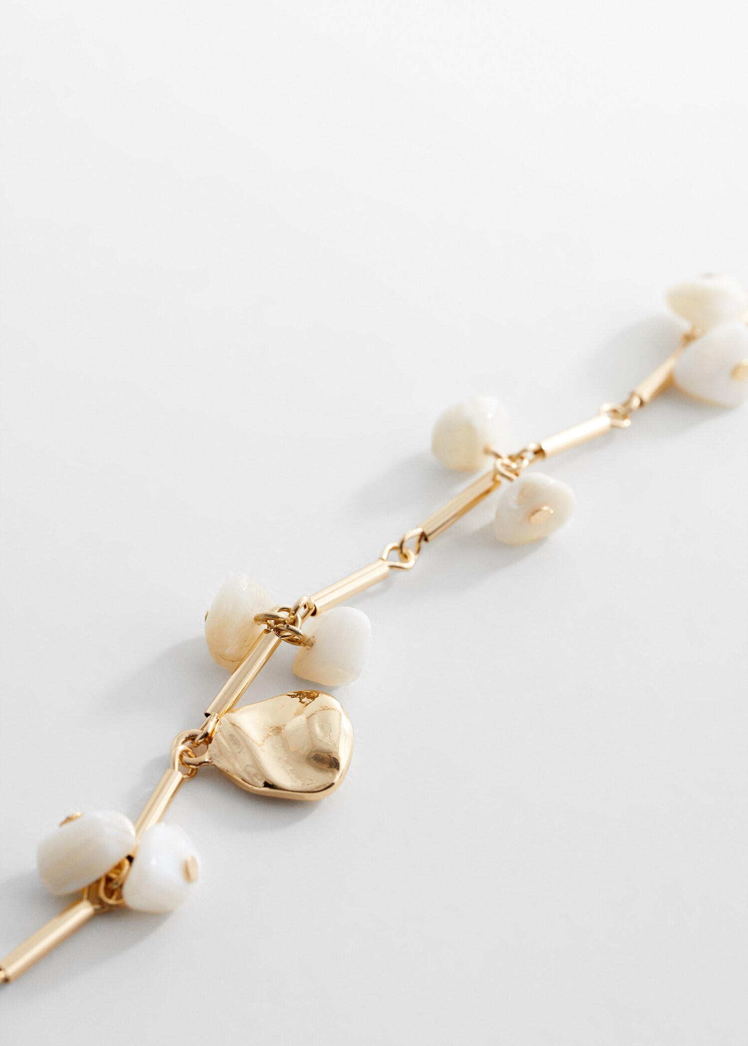 Shell chain necklace - Medium plane