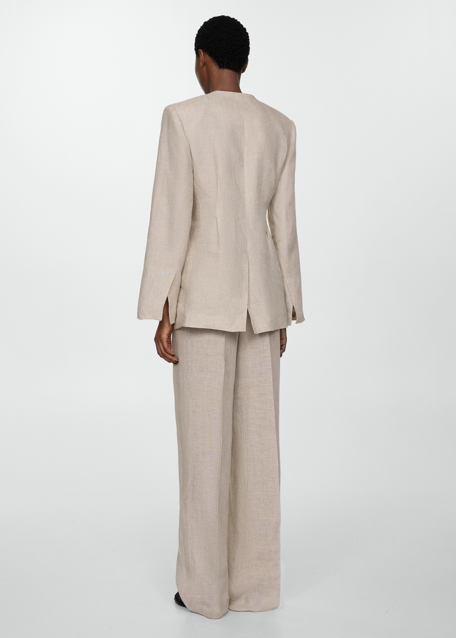 Pantalon costume 100 % lin - Verso de l’article