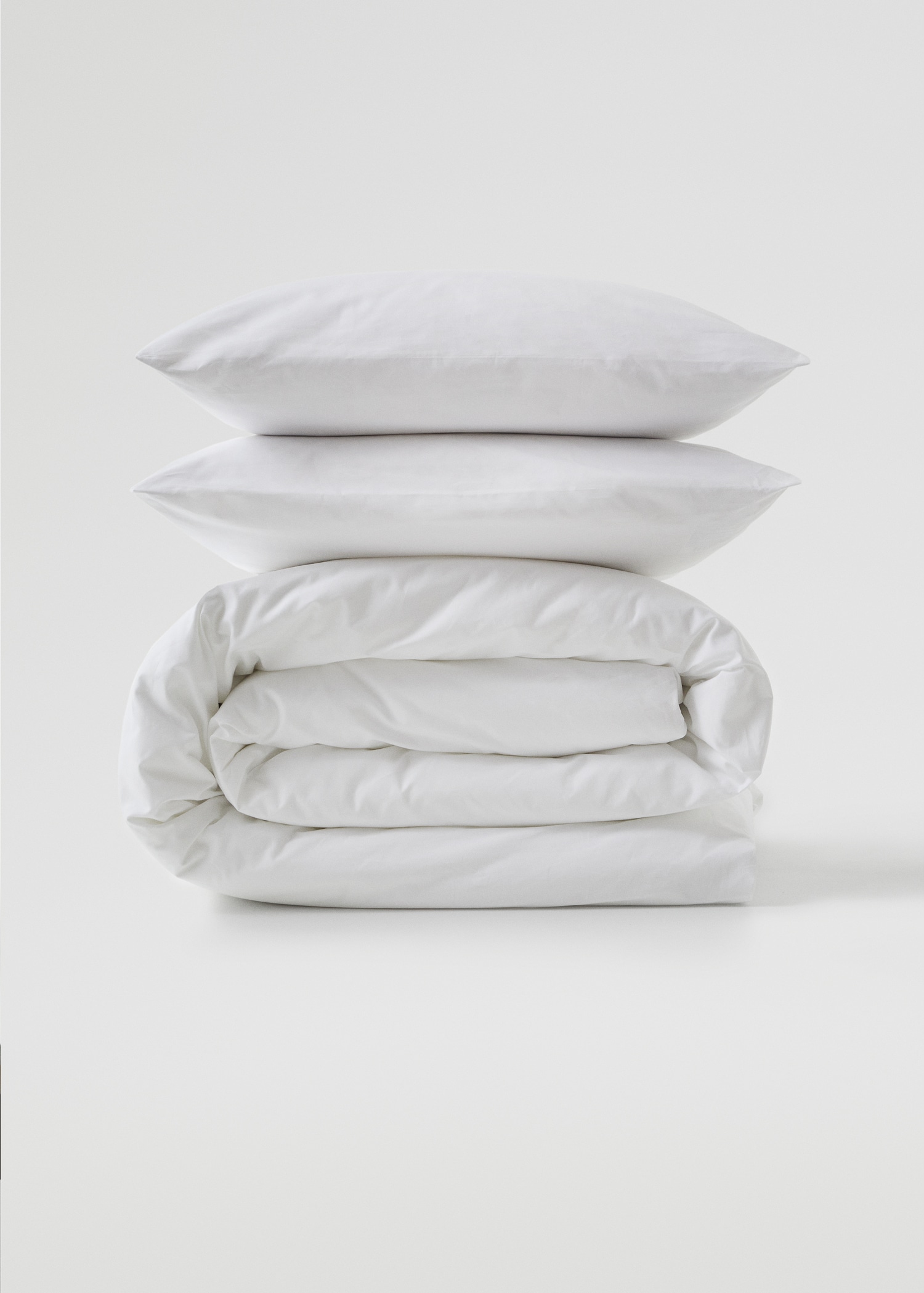 Katoenen dekbedovertrek 500 draads bed 150/160 cm - Artikel zonder model