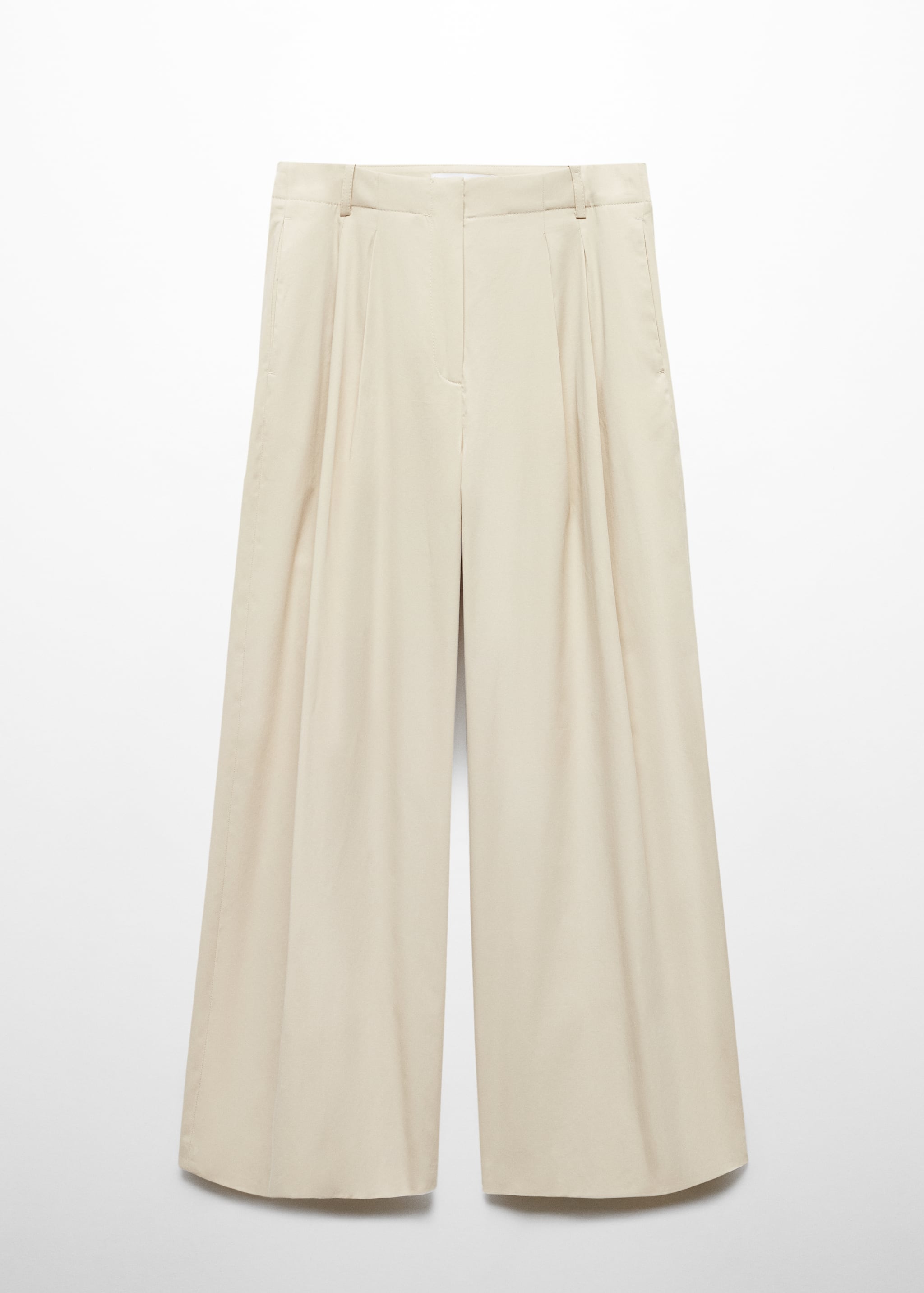 Wideleg pleated trousers - Article without model