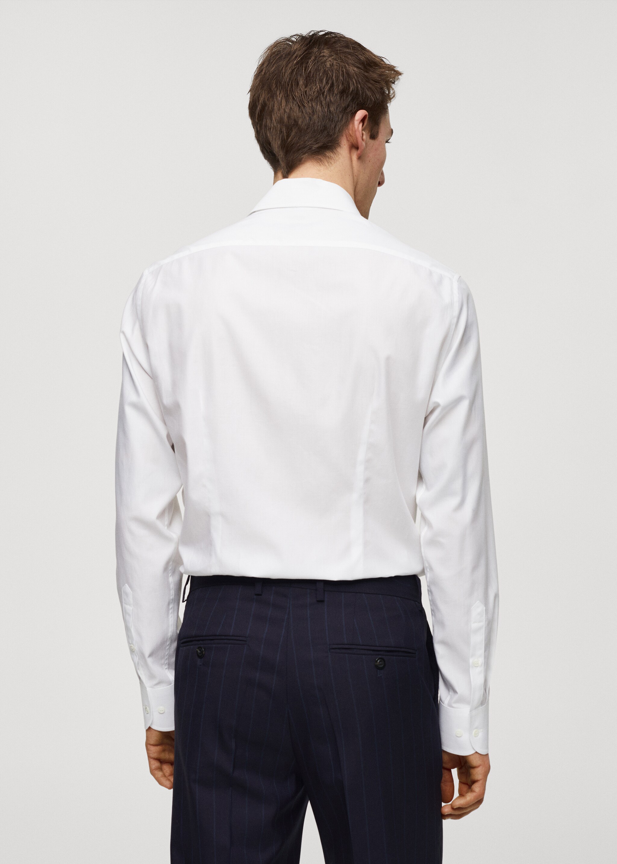 Chemise slim-fit twill 100 % coton - Verso de l’article