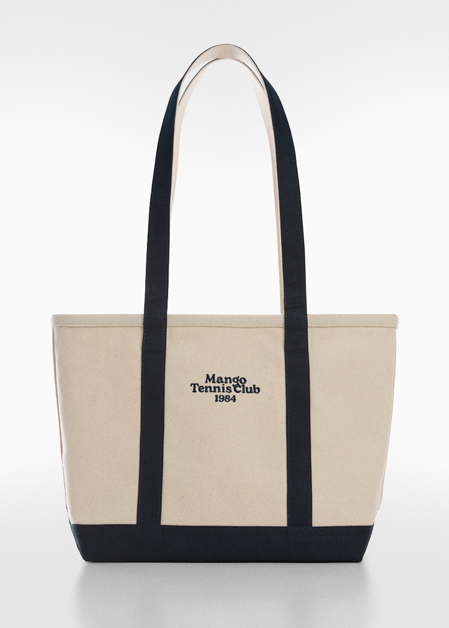 Contrasting shopper bag - Article without model