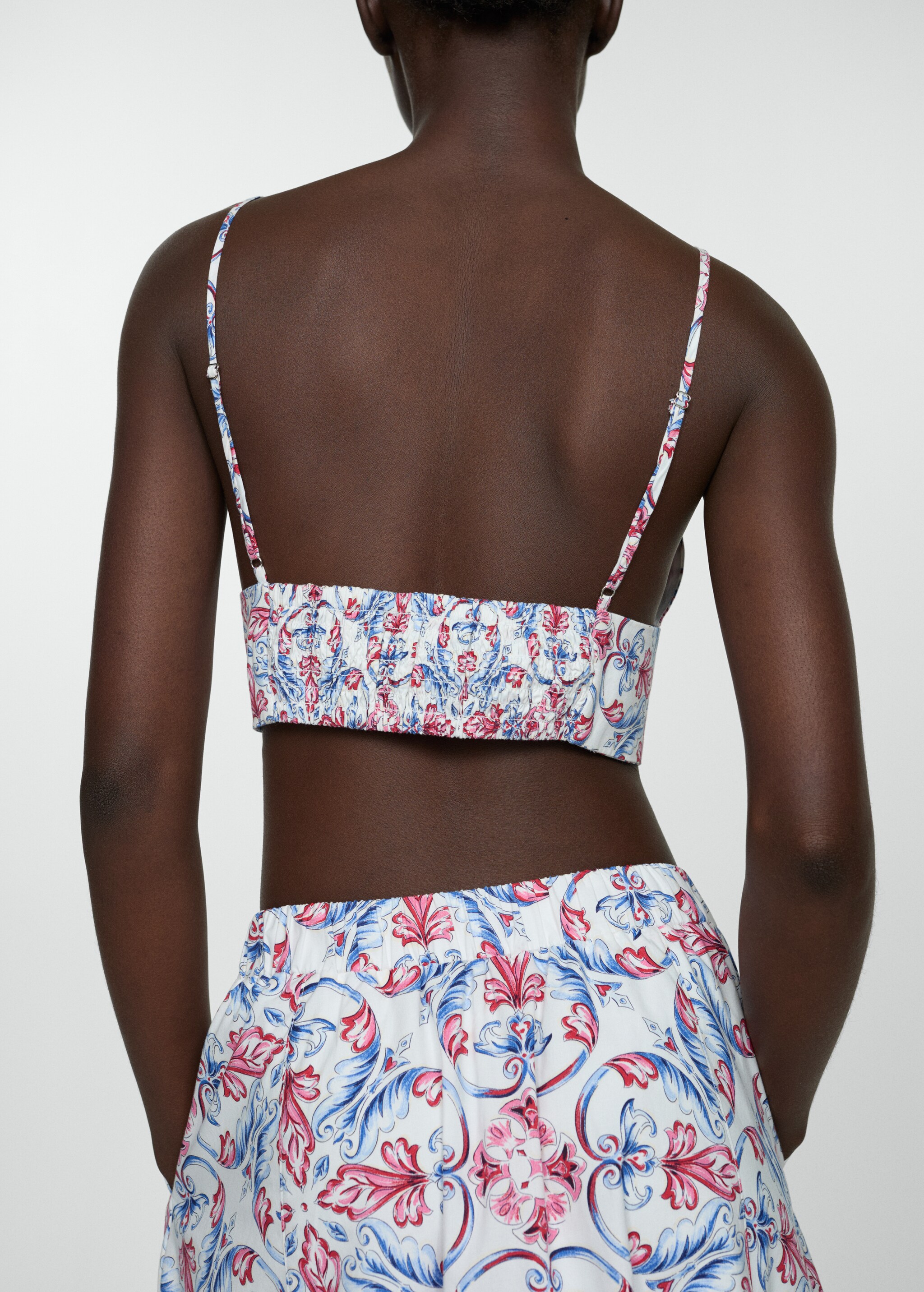 Printed crop top - Details of the article 6