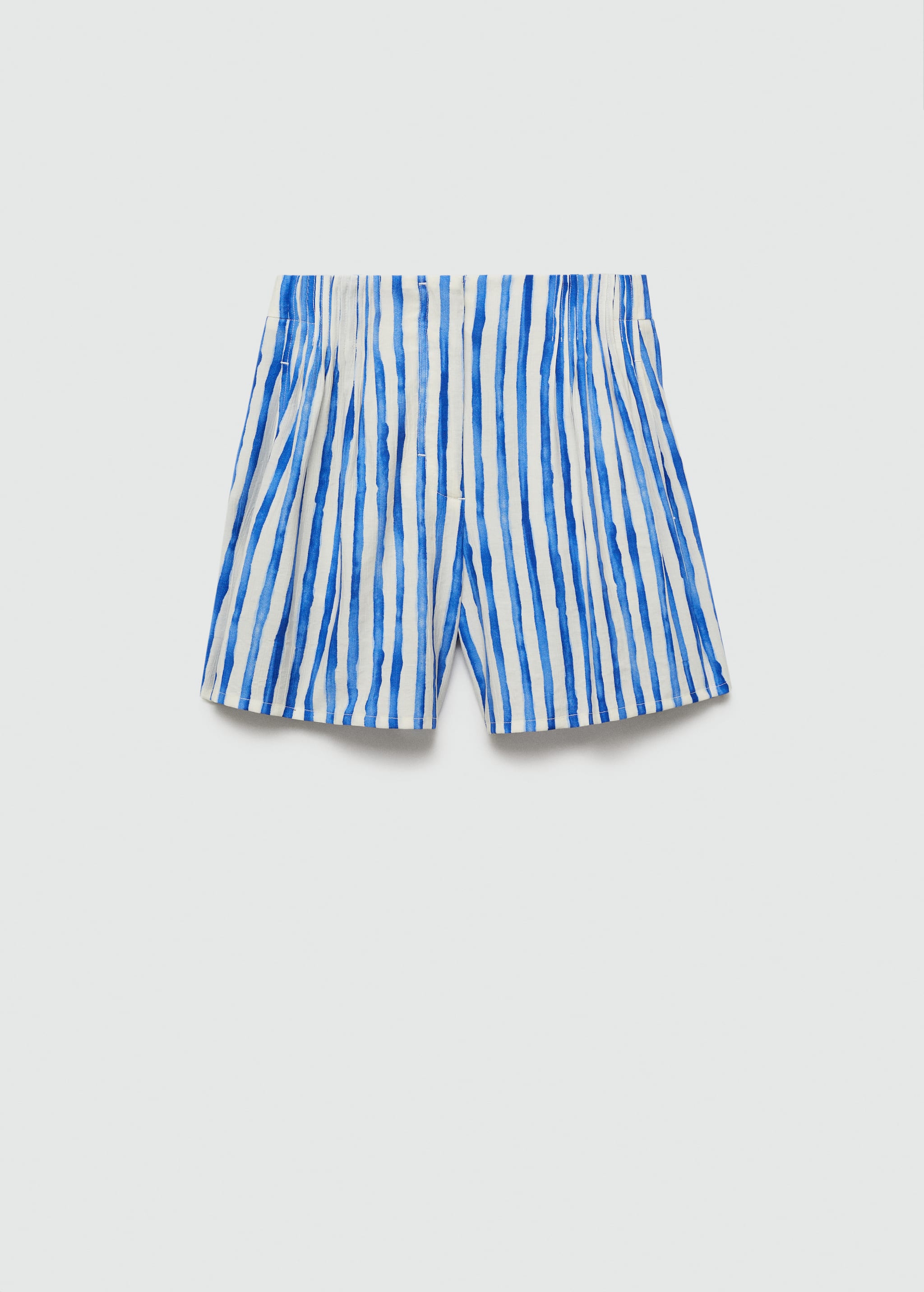 Striped high-waisted shorts - Article without model