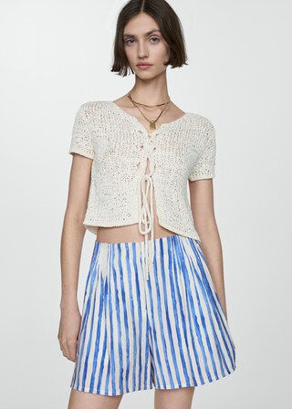 Mango Cute Pattern Print Women's Shorts