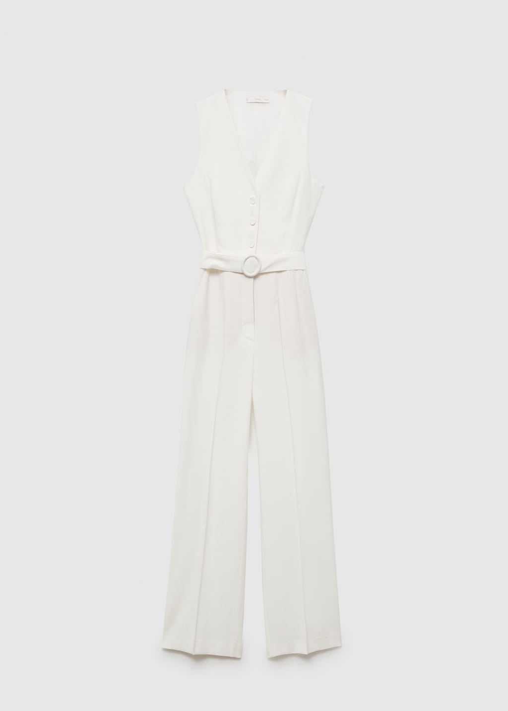 Belt long jumpsuit