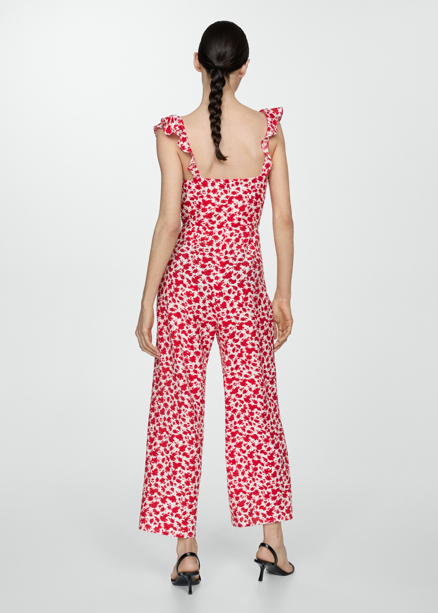 Floral-print long jumpsuit - Reverse of the article