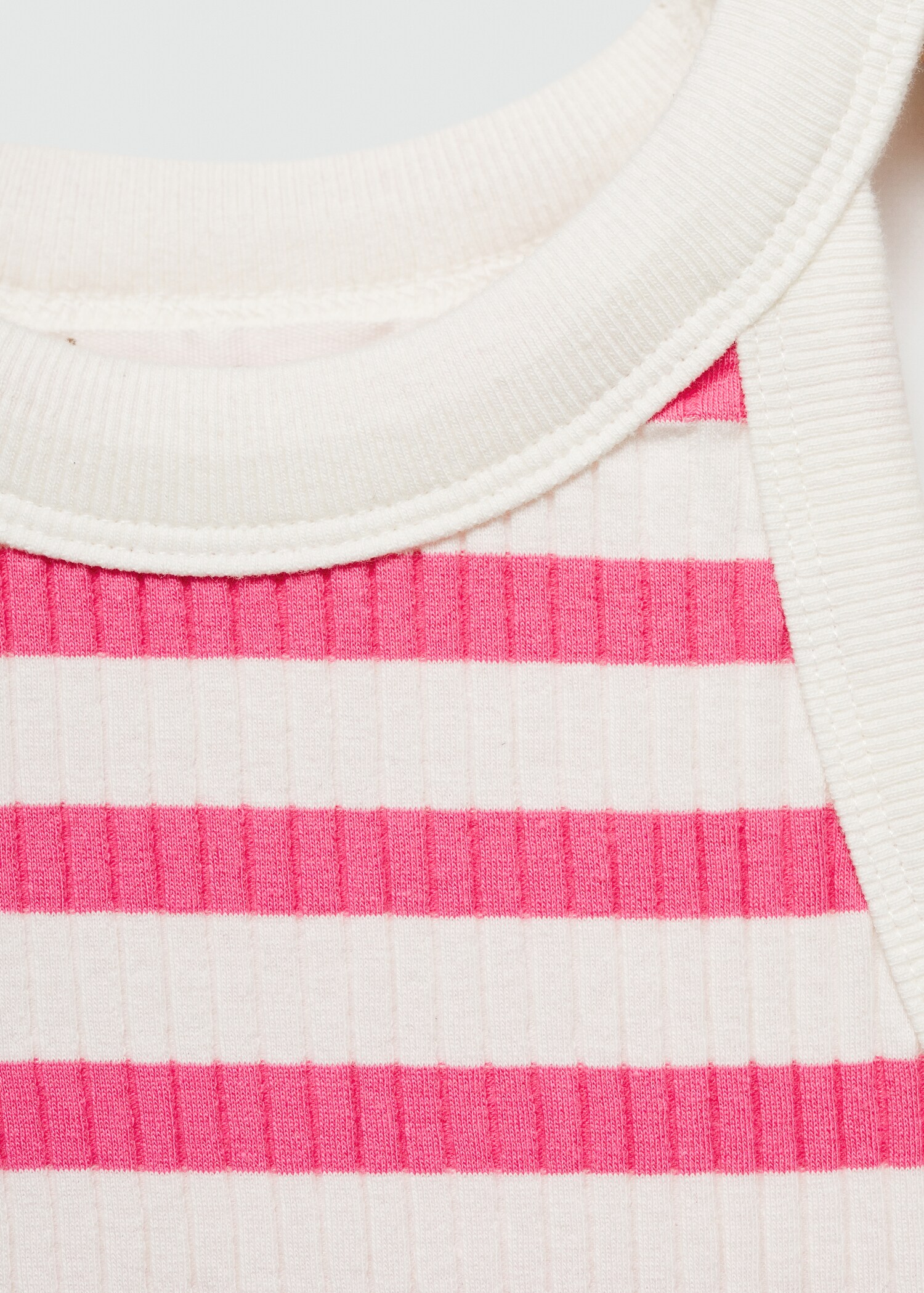 T-shirt bretelles à rayures - Détail de l'article 8
