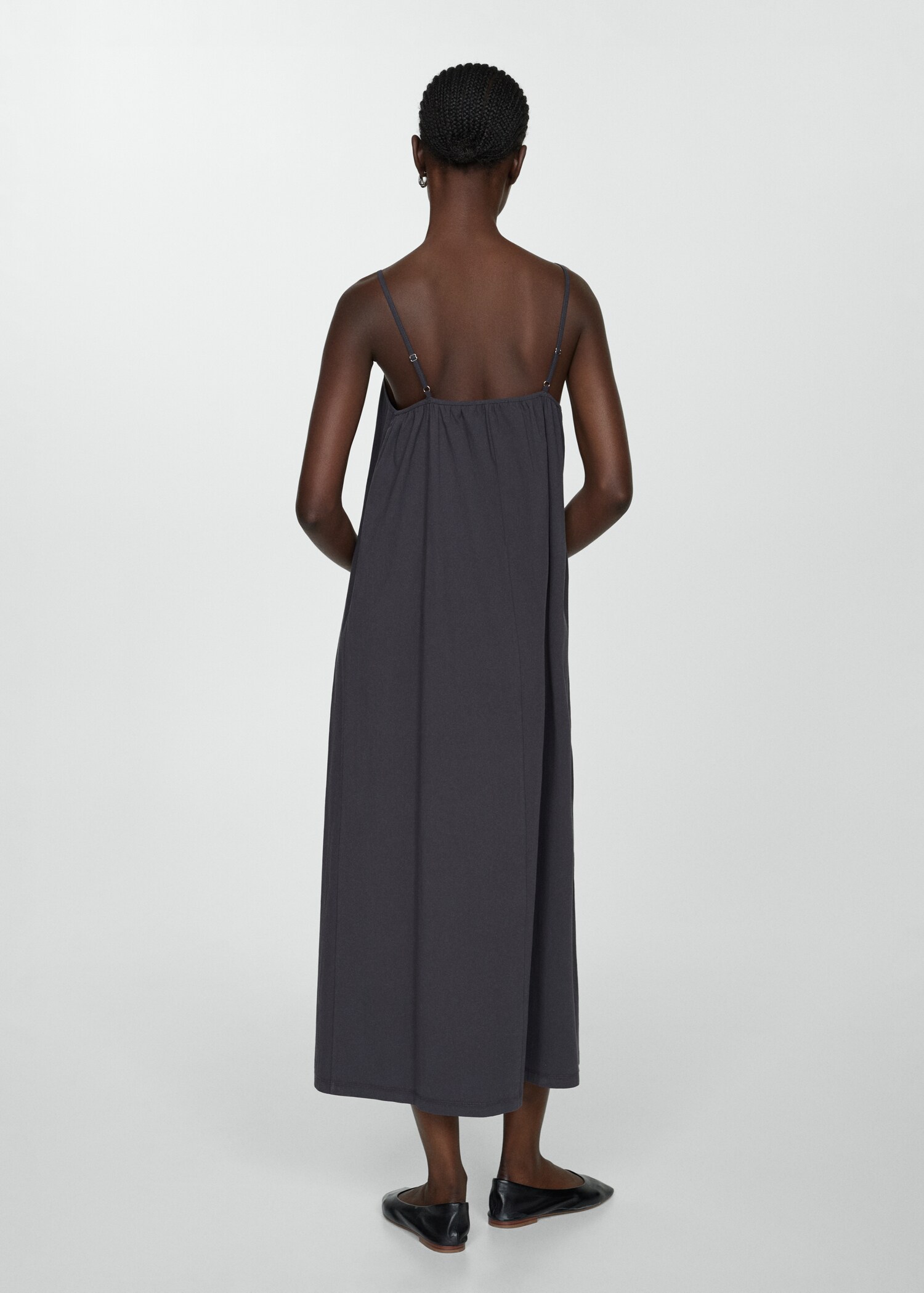 Long dress with straps - Reverse of the article