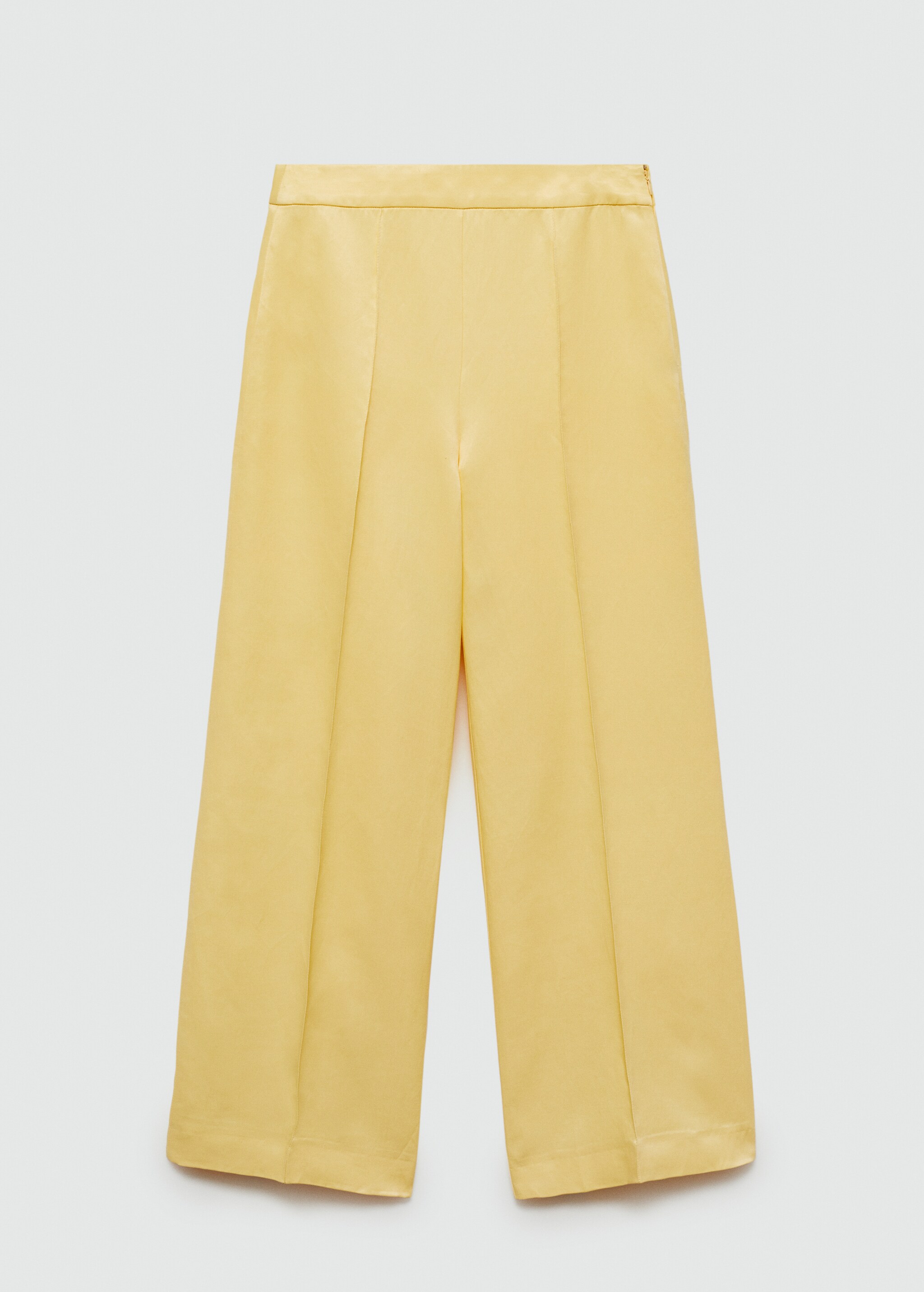 Flared trousers with pleated detail - Article without model