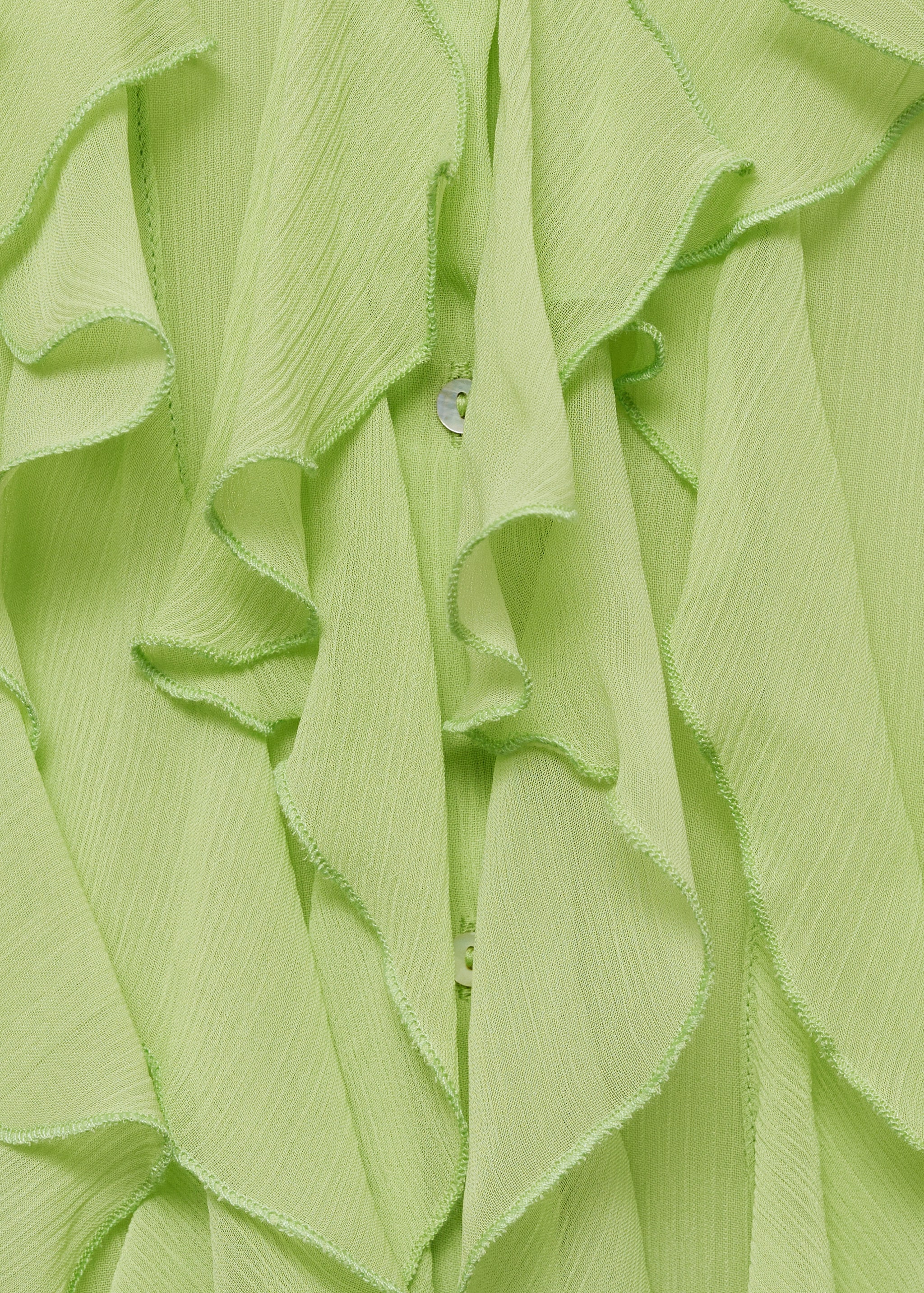 Semi-transparent ruffled blouse - Details of the article 8