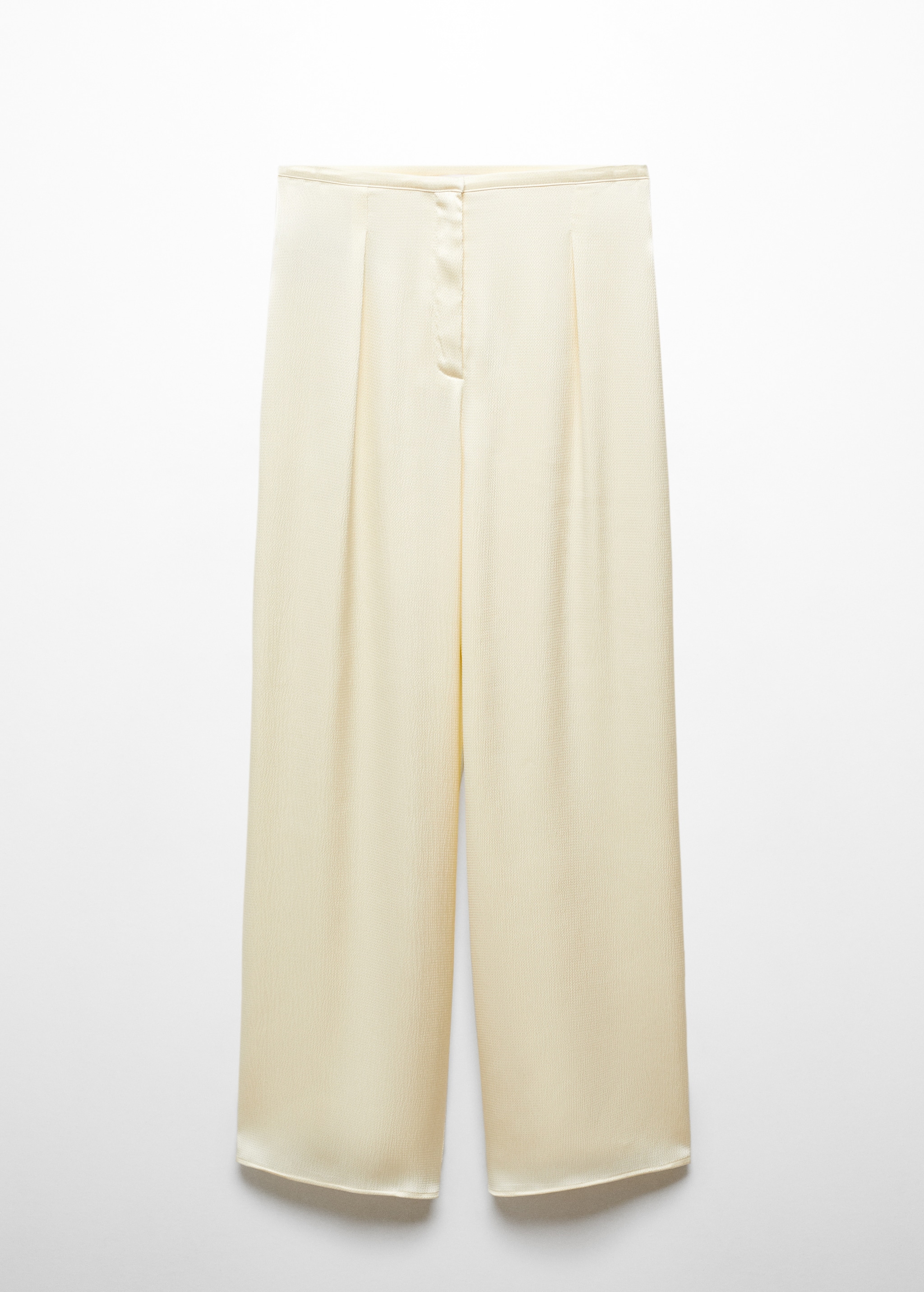 Flowy satin trousers - Article without model