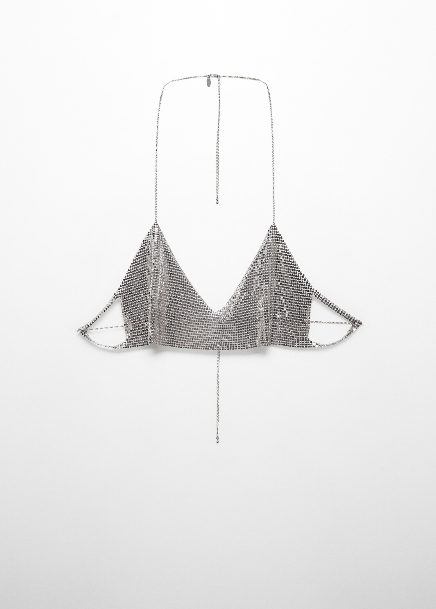 Metallic mesh bra - Article without model