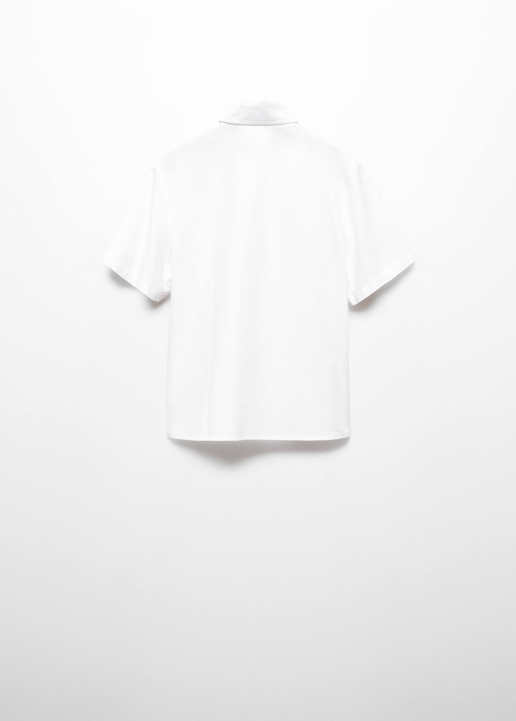 Short sleeve shirt - Reverse of the article