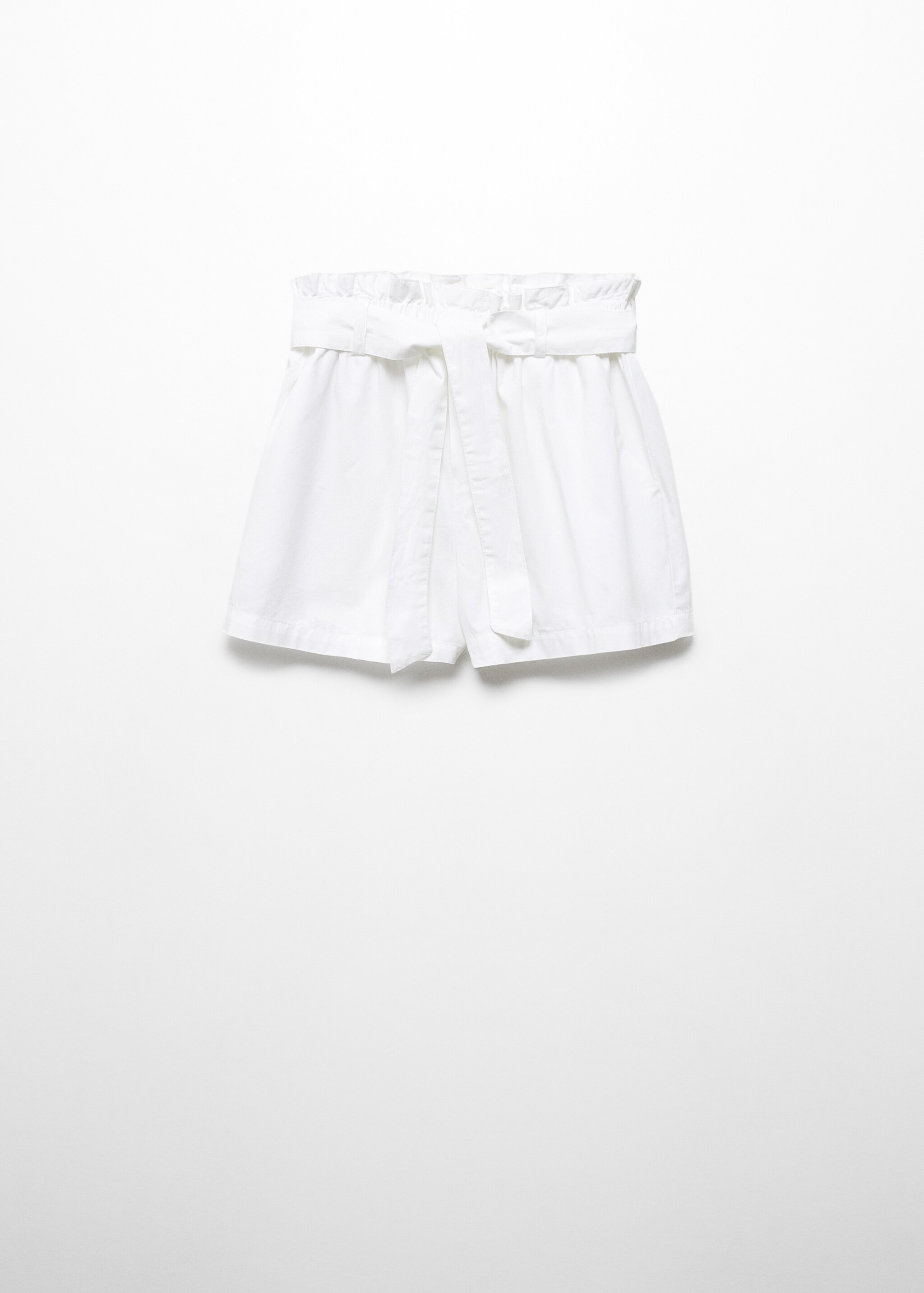 Paperbag shorts with belt - Article without model