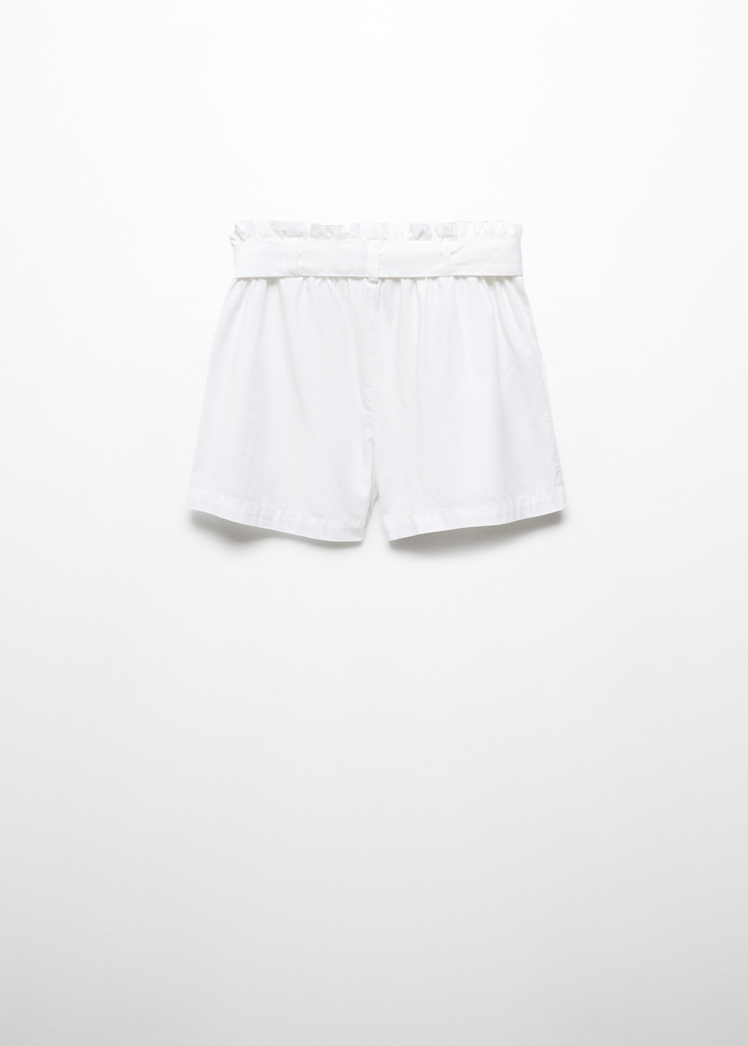 Shorts paperbag cinturón - Reverso del artículo