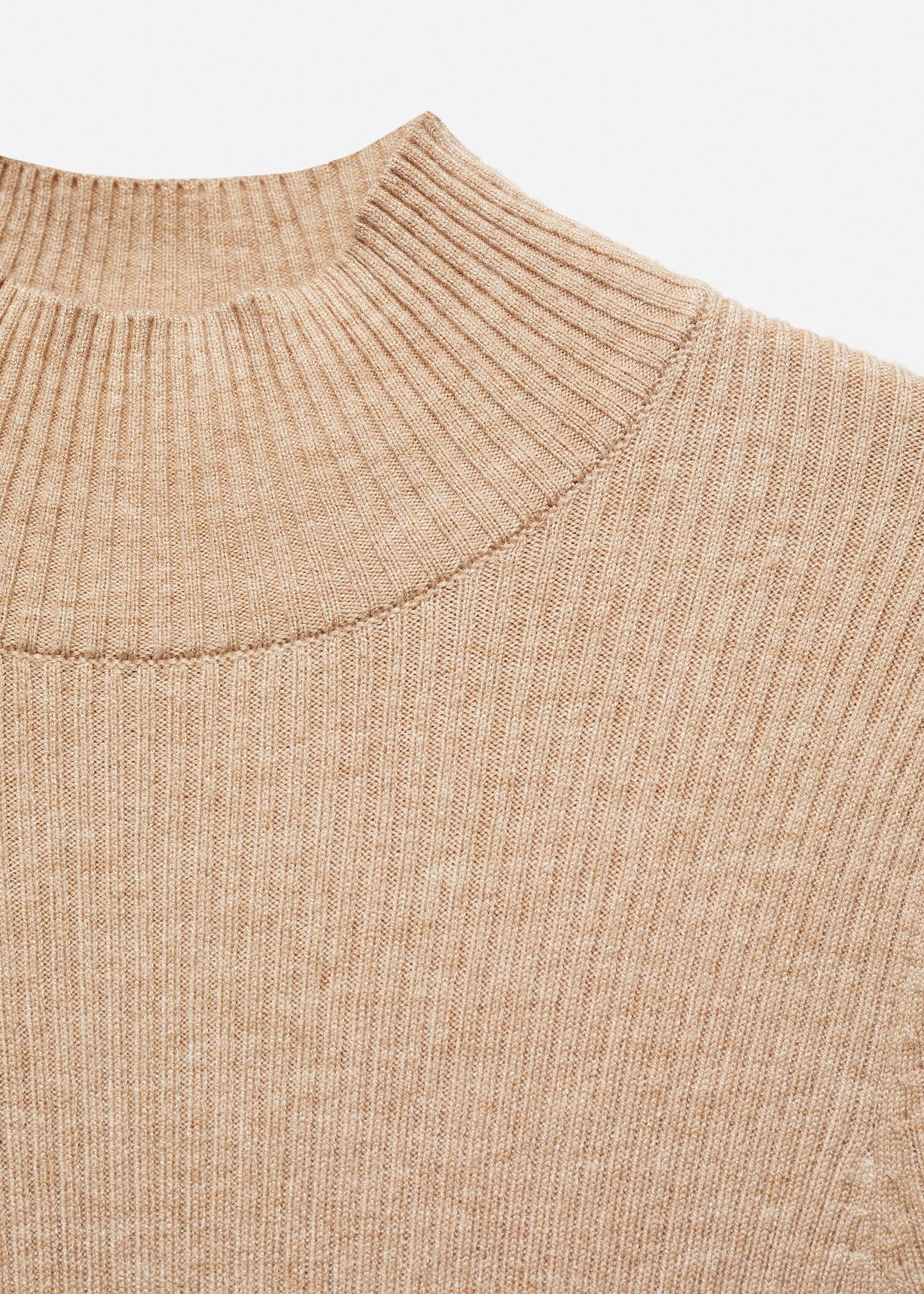 Robe maille côtelée col montant - Détail de l'article 8