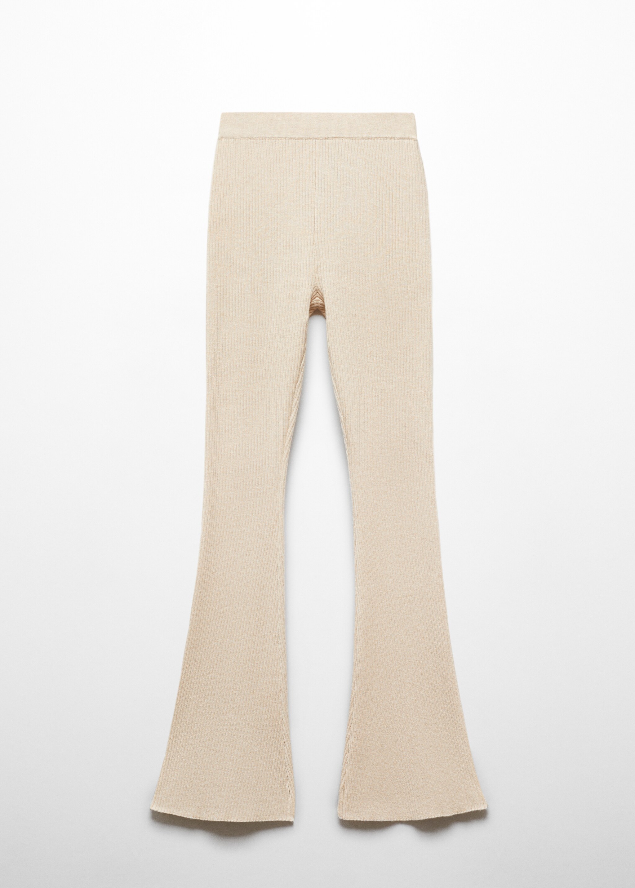 Wideleg ribbed trousers - Article without model