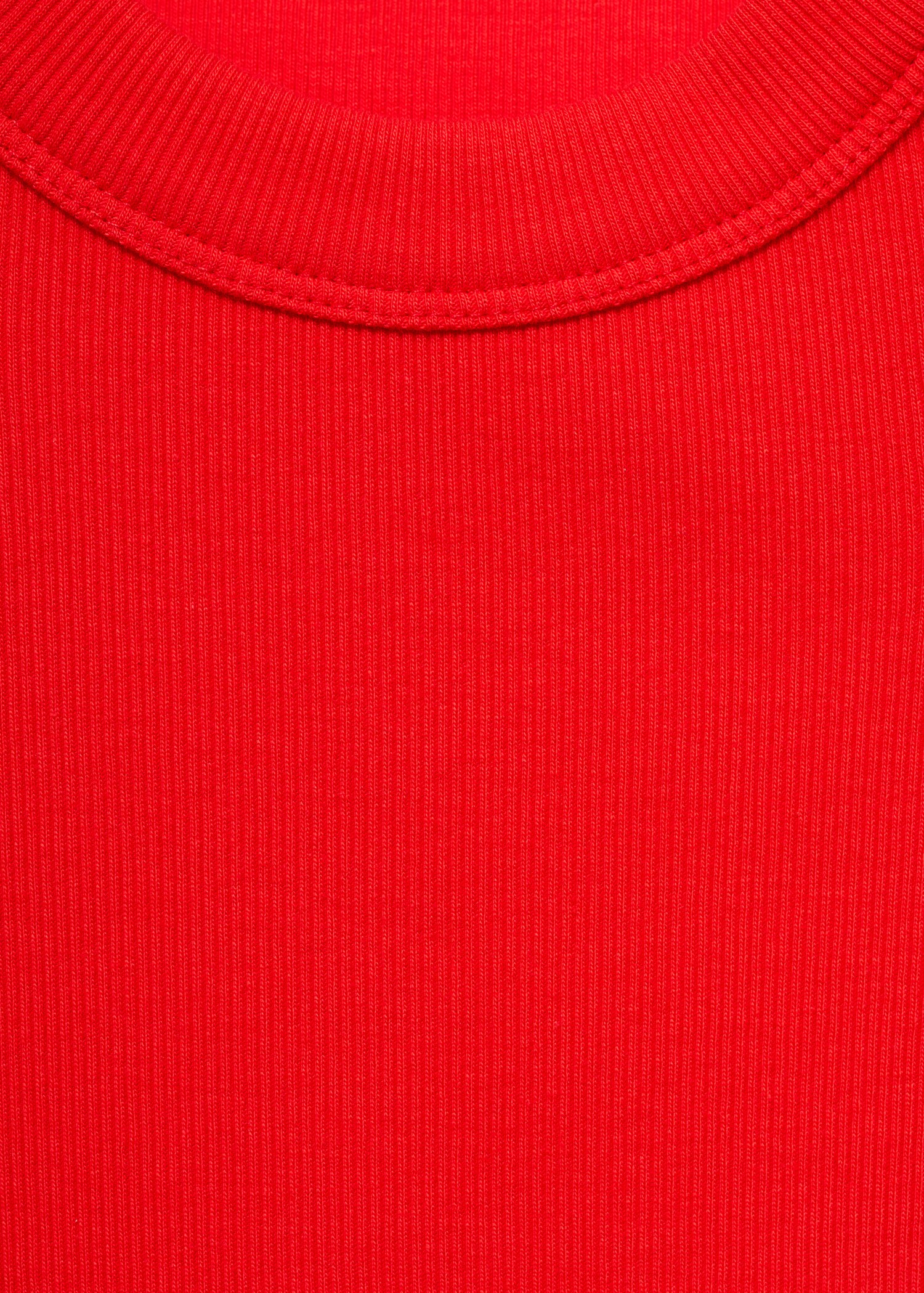 Ribbed cotton-blend top - Details of the article 8