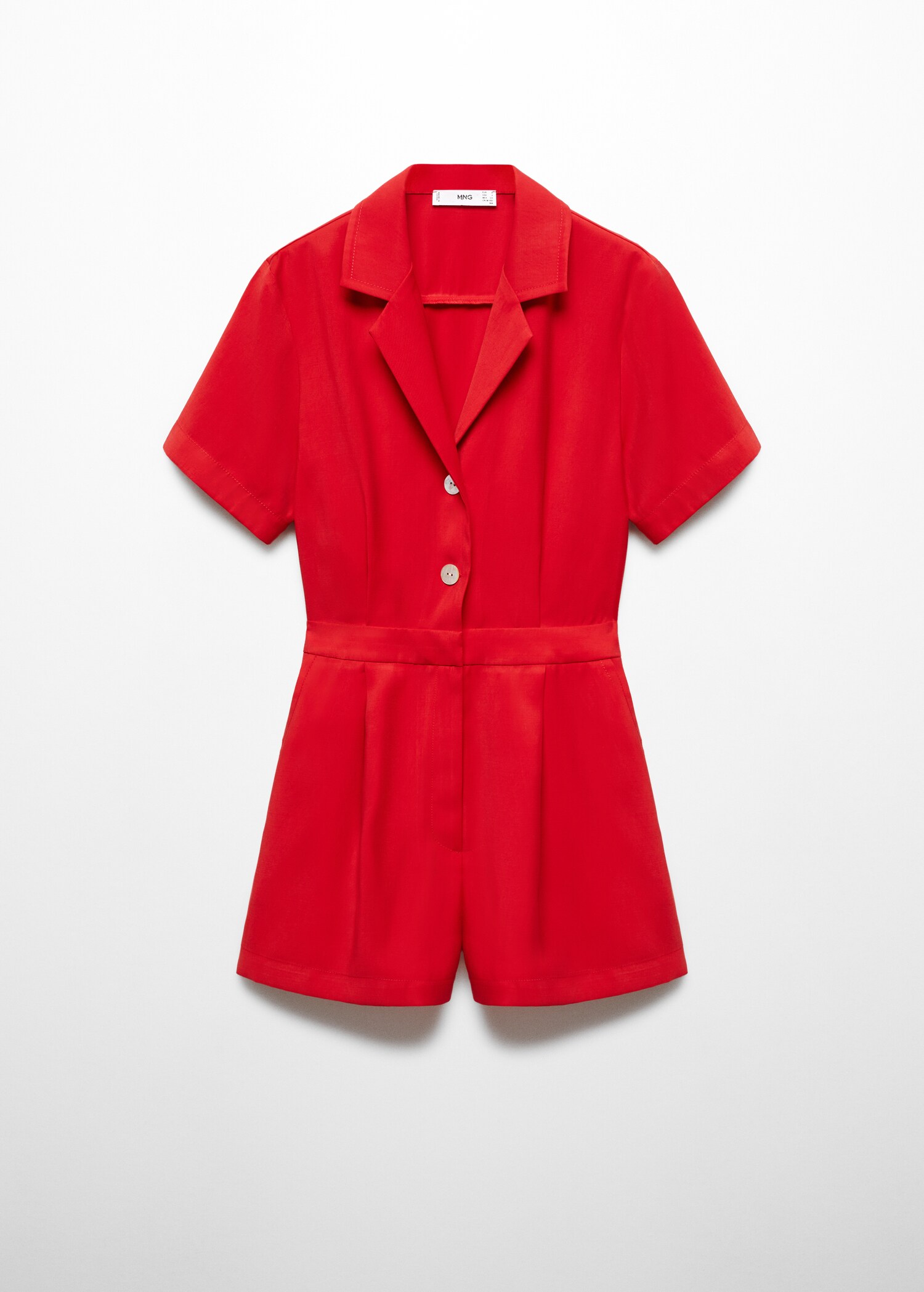Short jumpsuit with pleat detail - Товар без моделі
