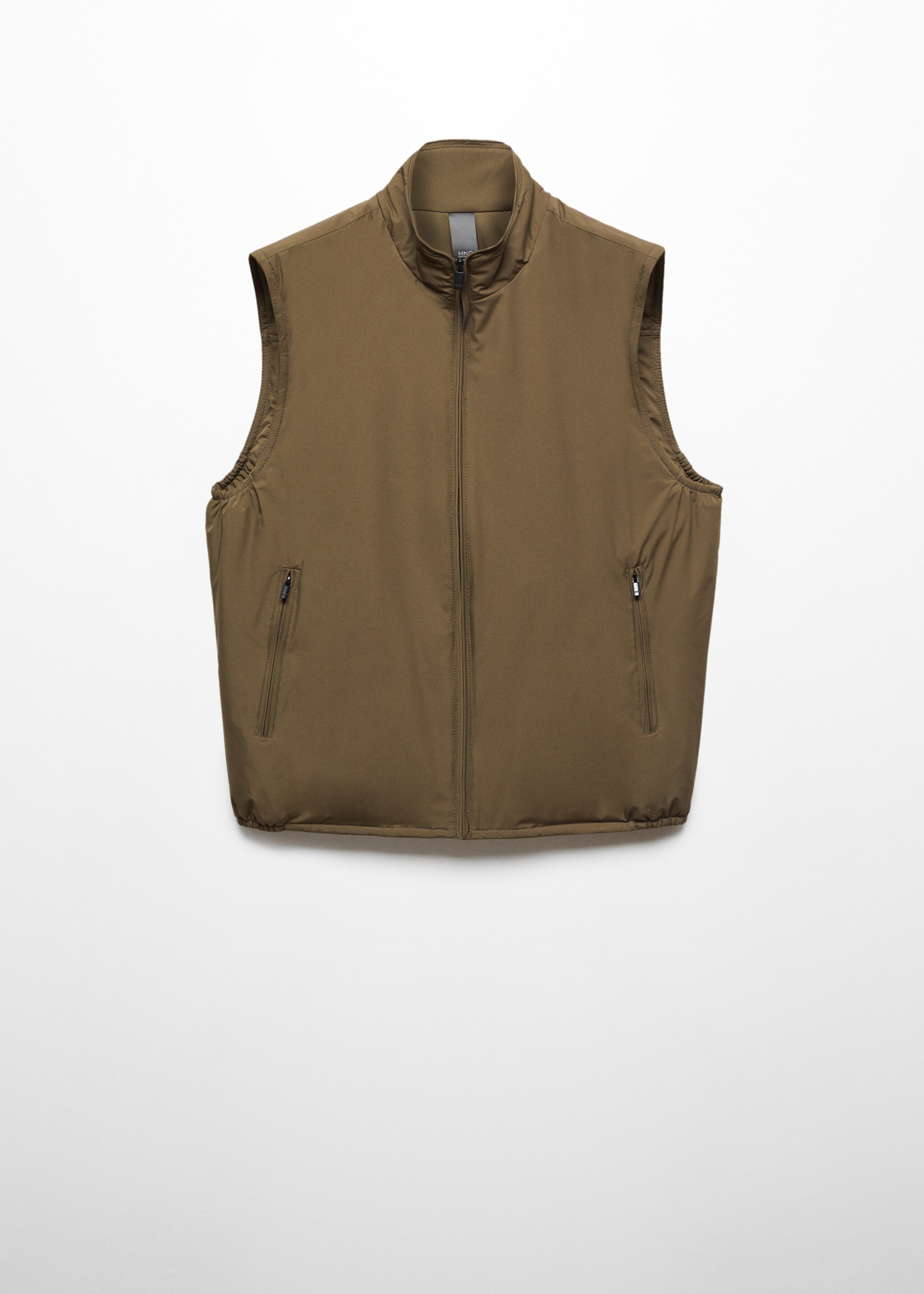 Lightweight quilted water-repellent quilted gilet - Article without model
